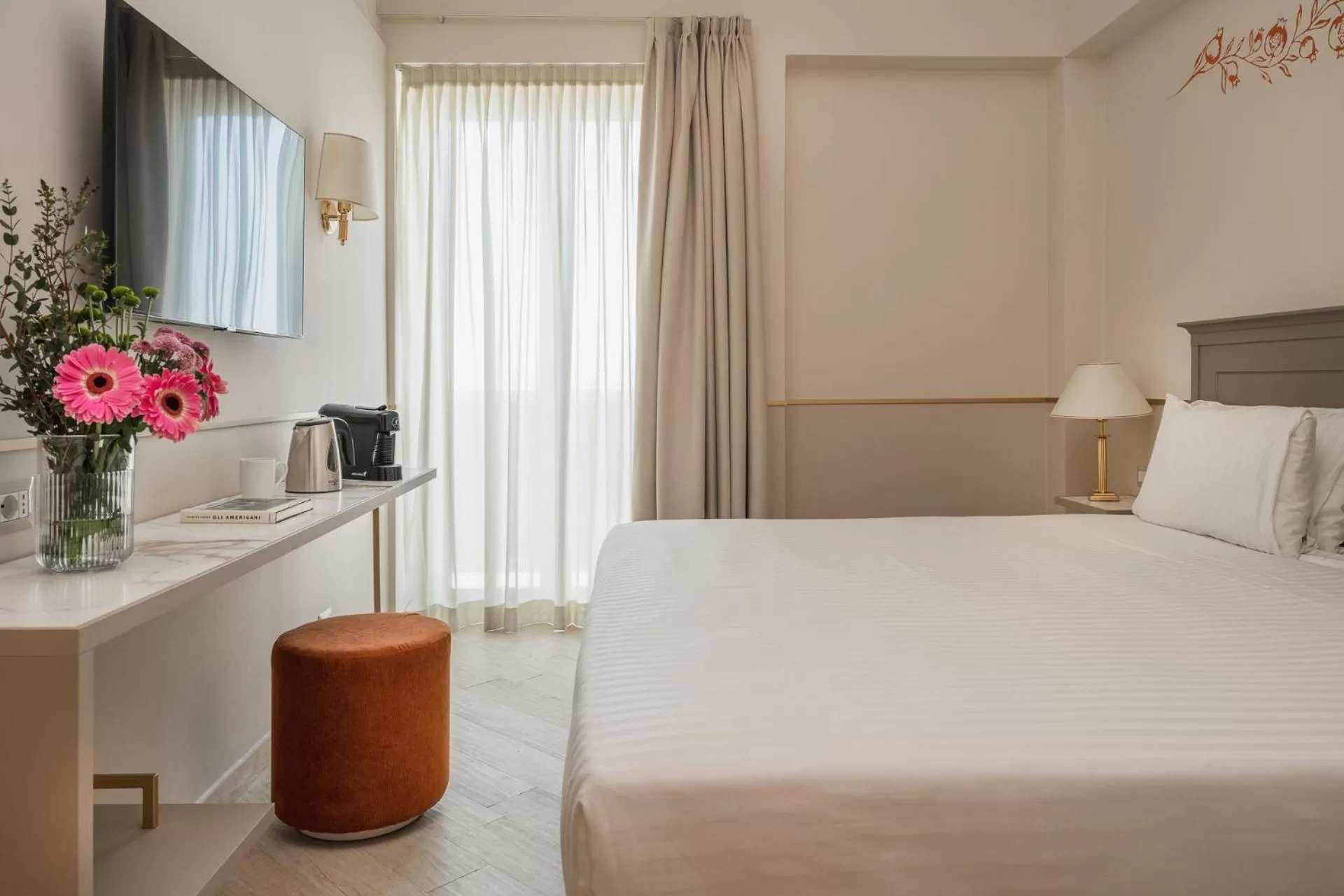 Bedroom, Bed in Hotel Imperiale Rimini & SPA