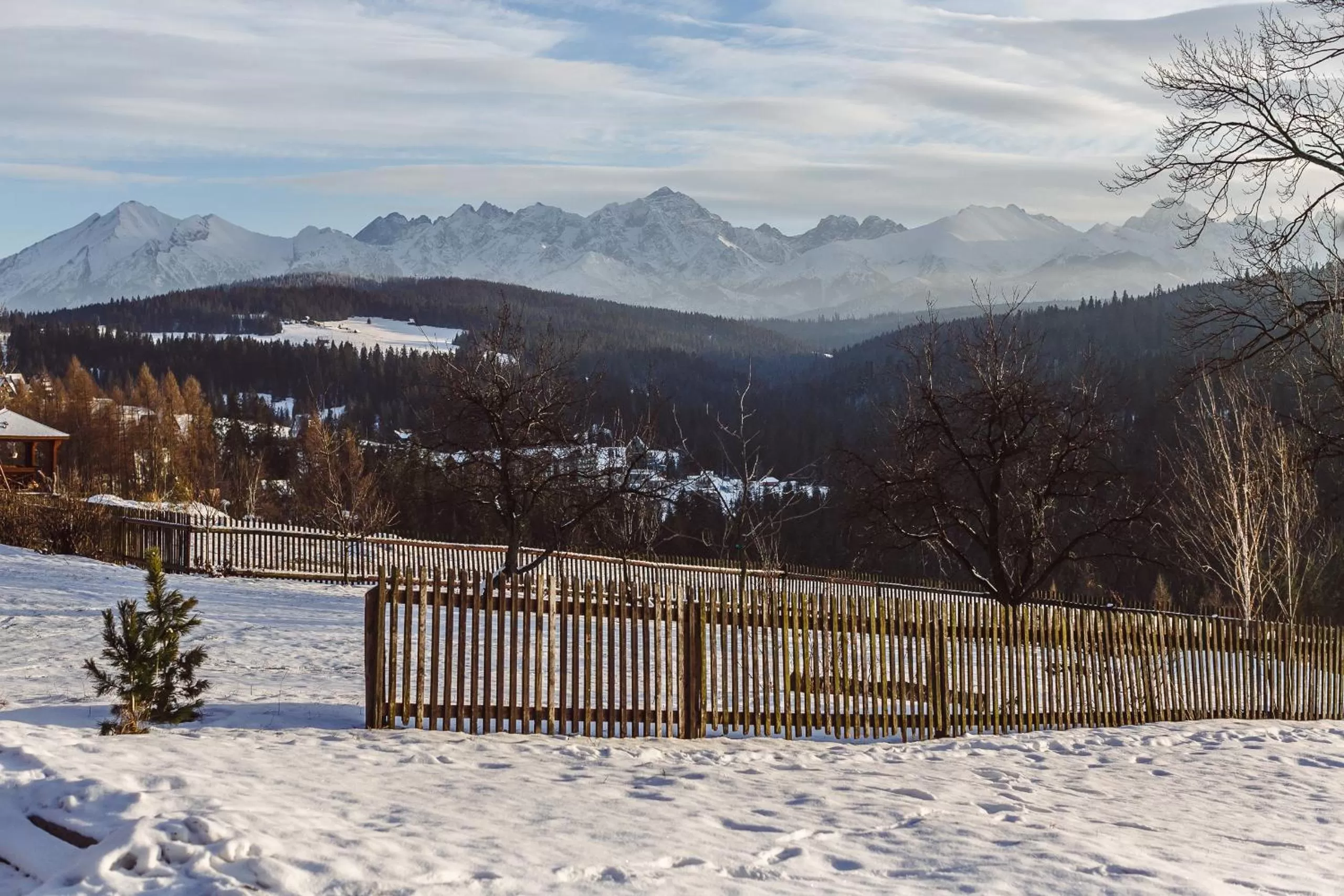 Garden view in Górskie Wspomnienie