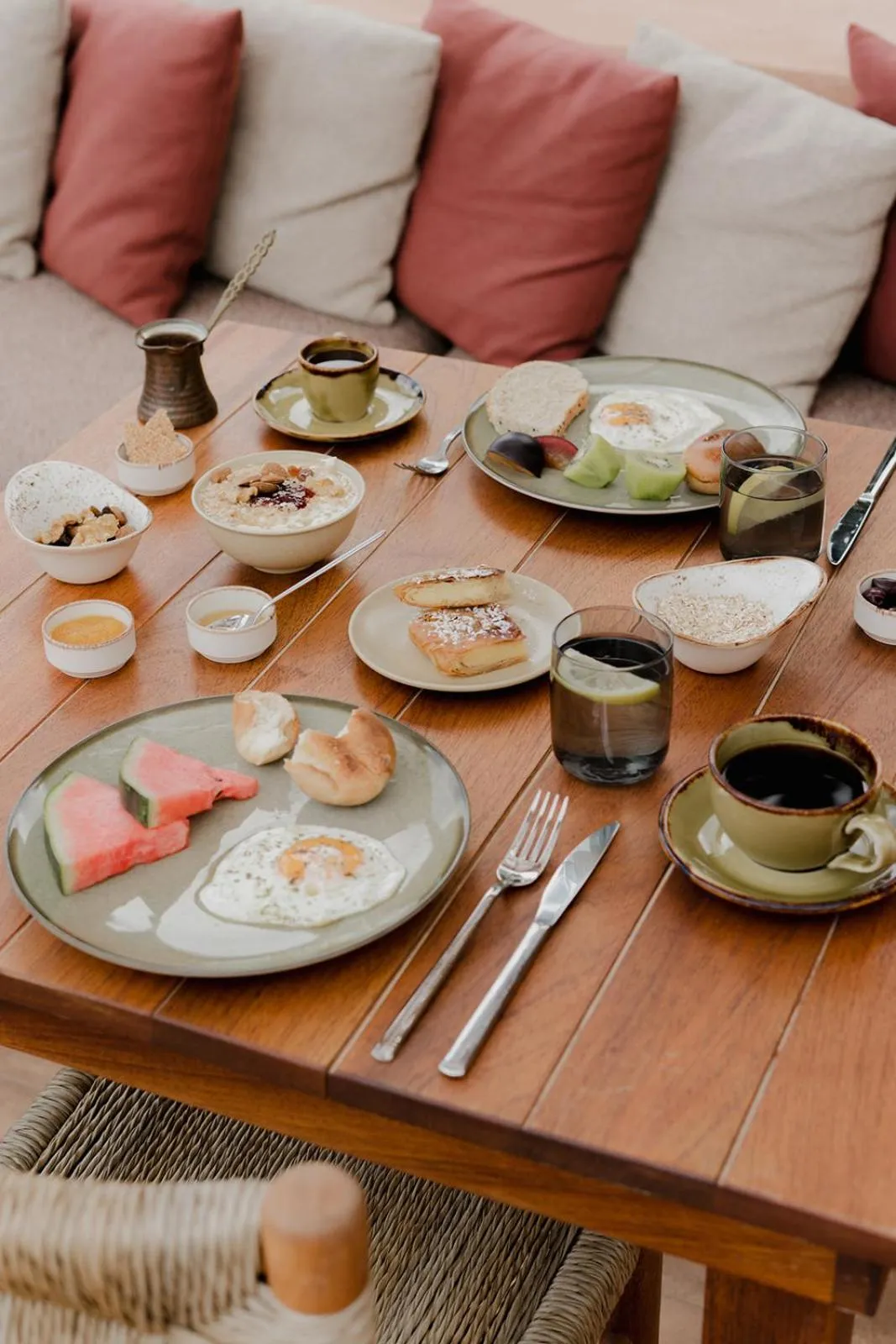 Breakfast in Koutouloufari Village Holiday Club