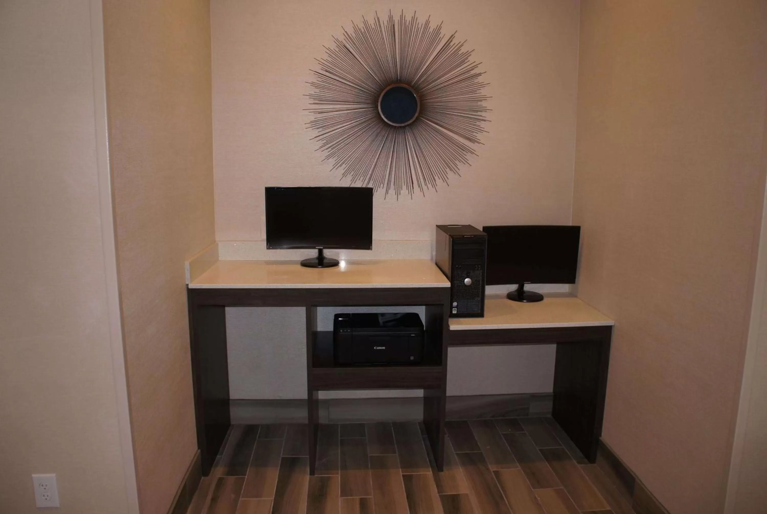 On site in La Quinta Inn and Suites by Wyndham Bloomington