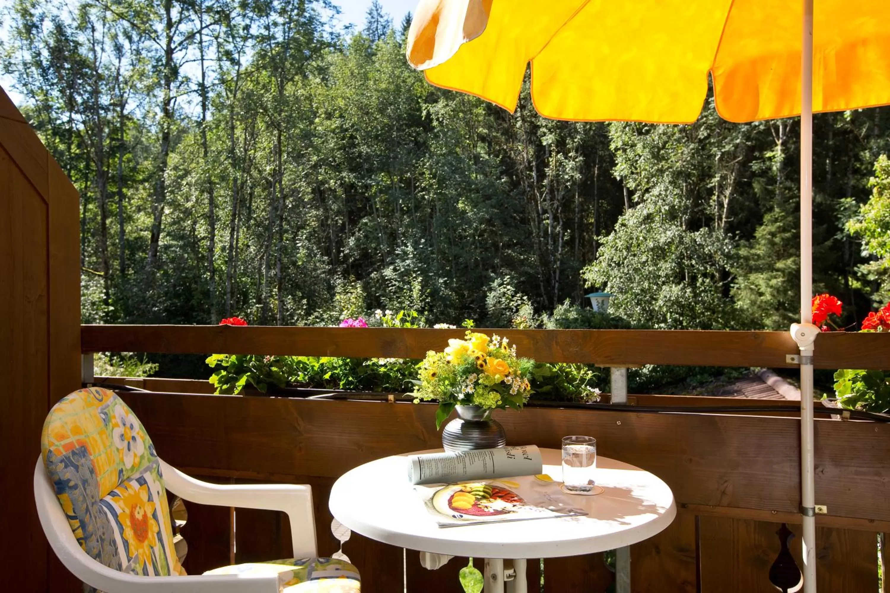 Quiet street view in Ringhotel Nebelhornblick