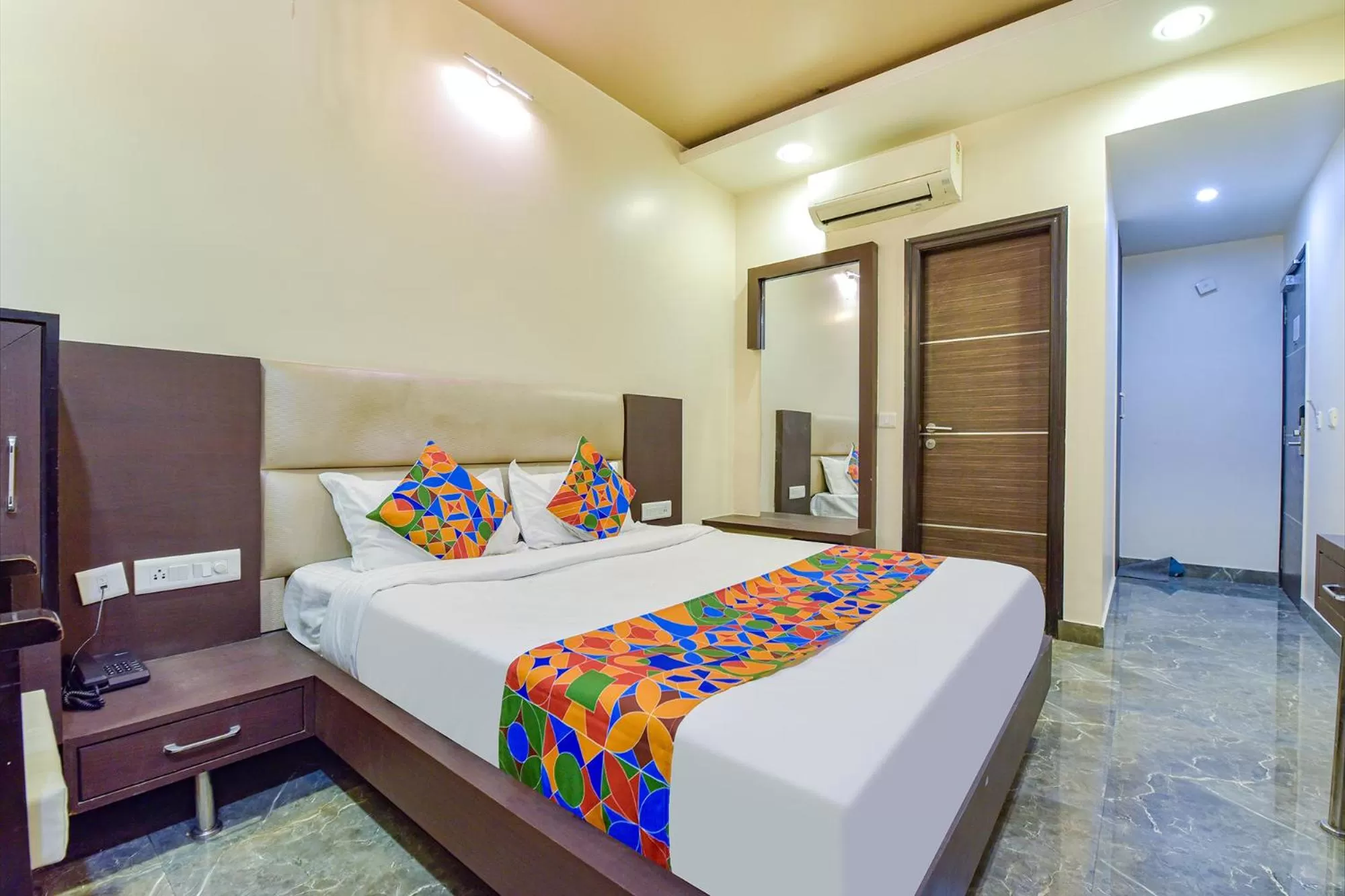Bed in FabHotel Resolute Gopalpura
