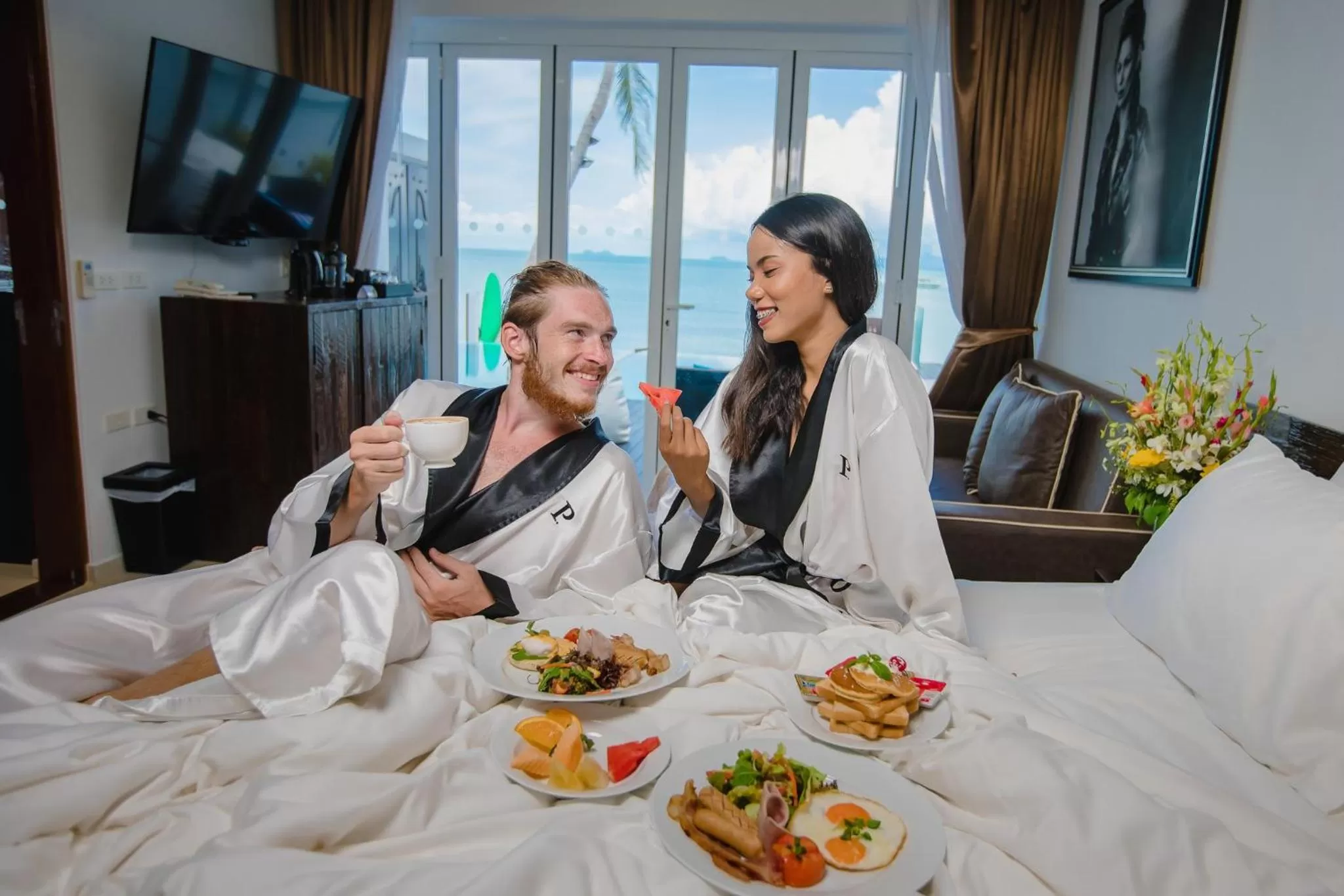 Breakfast in The Privilege Hotel Ezra Beach Club