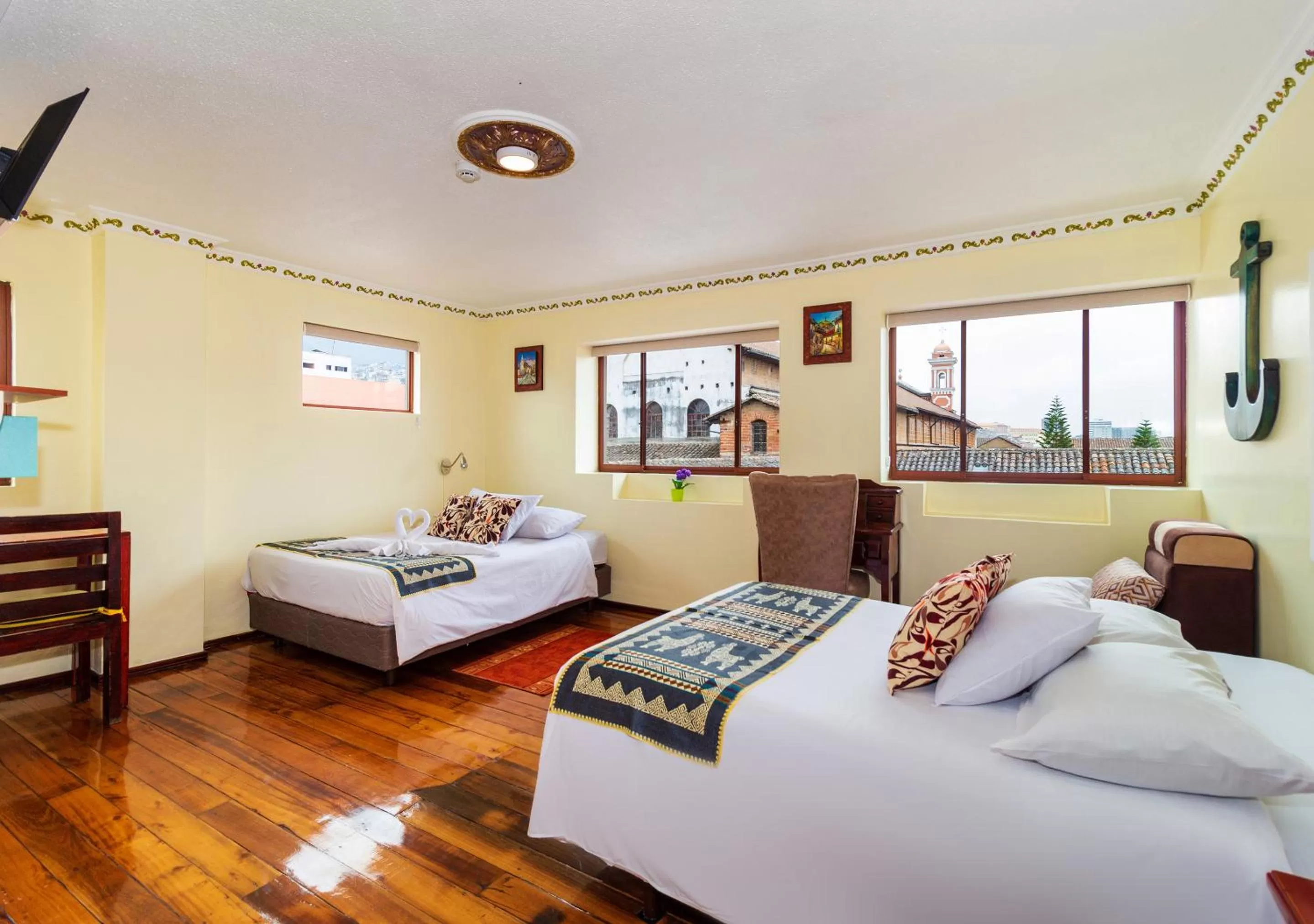 Twin Room in Friends Hotel & Rooftop