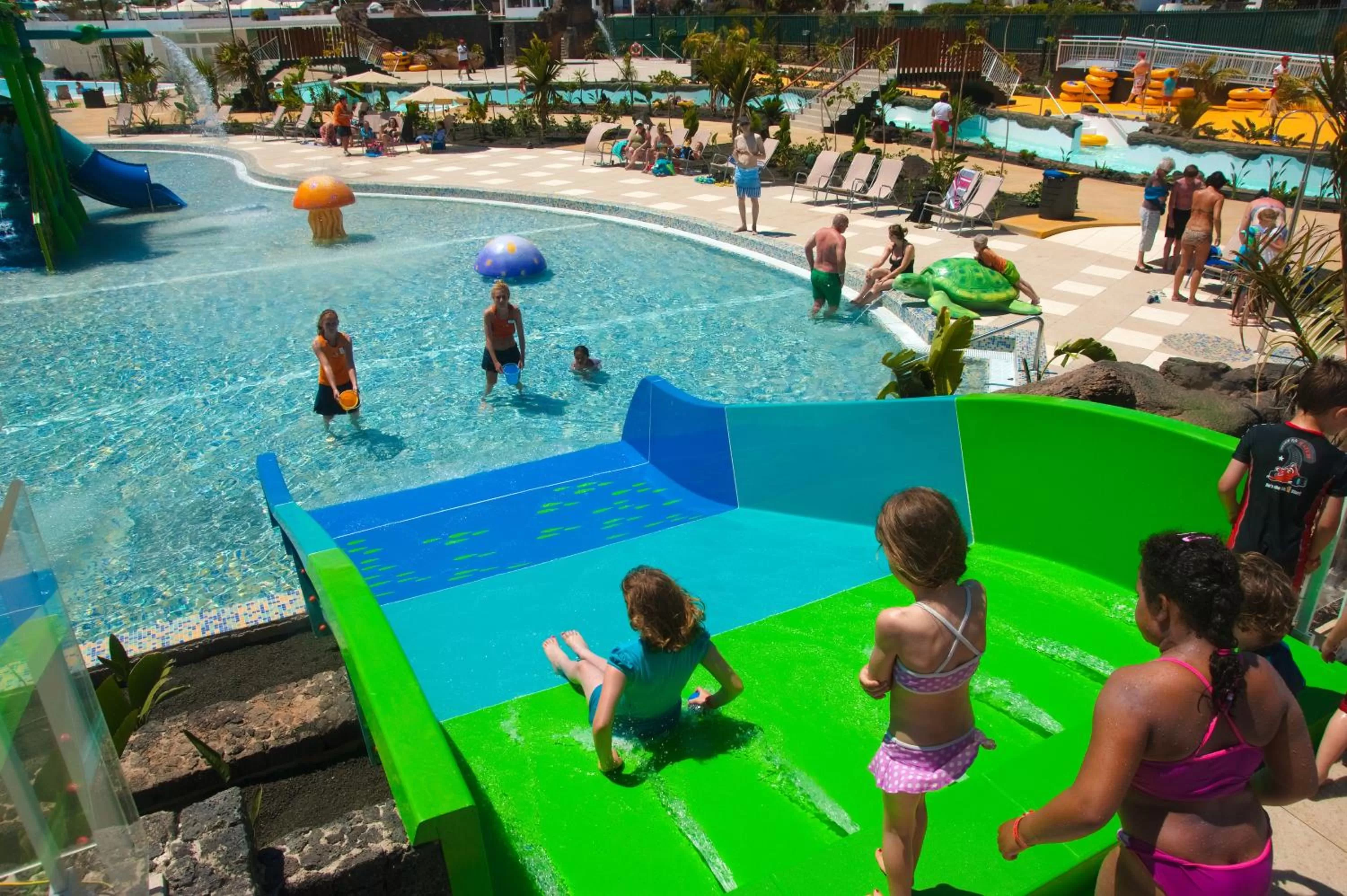 Aqua park in Relaxia Lanzasur Club - Aqualava Water Park