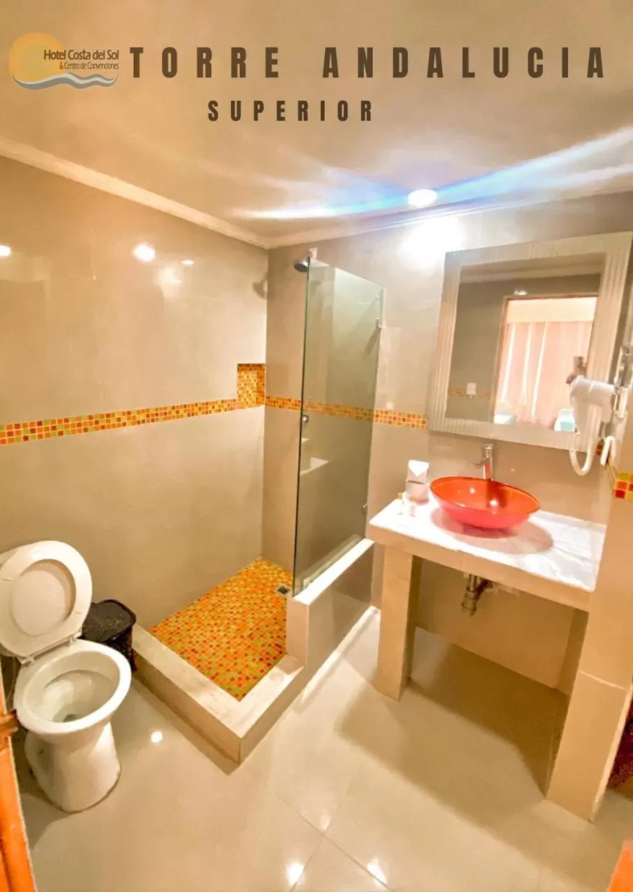 Shower in Hotel Costa del Sol