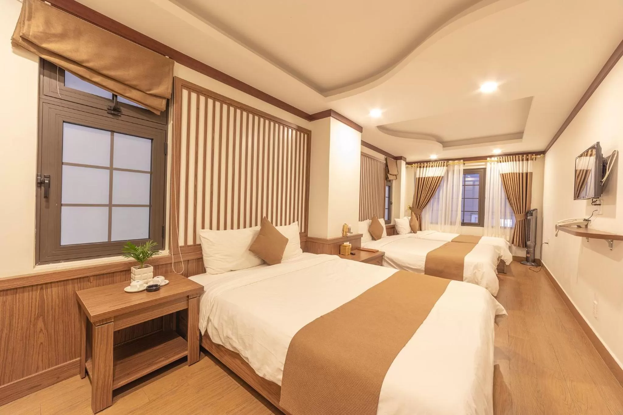 Bed in Khai Ngoc Hotel