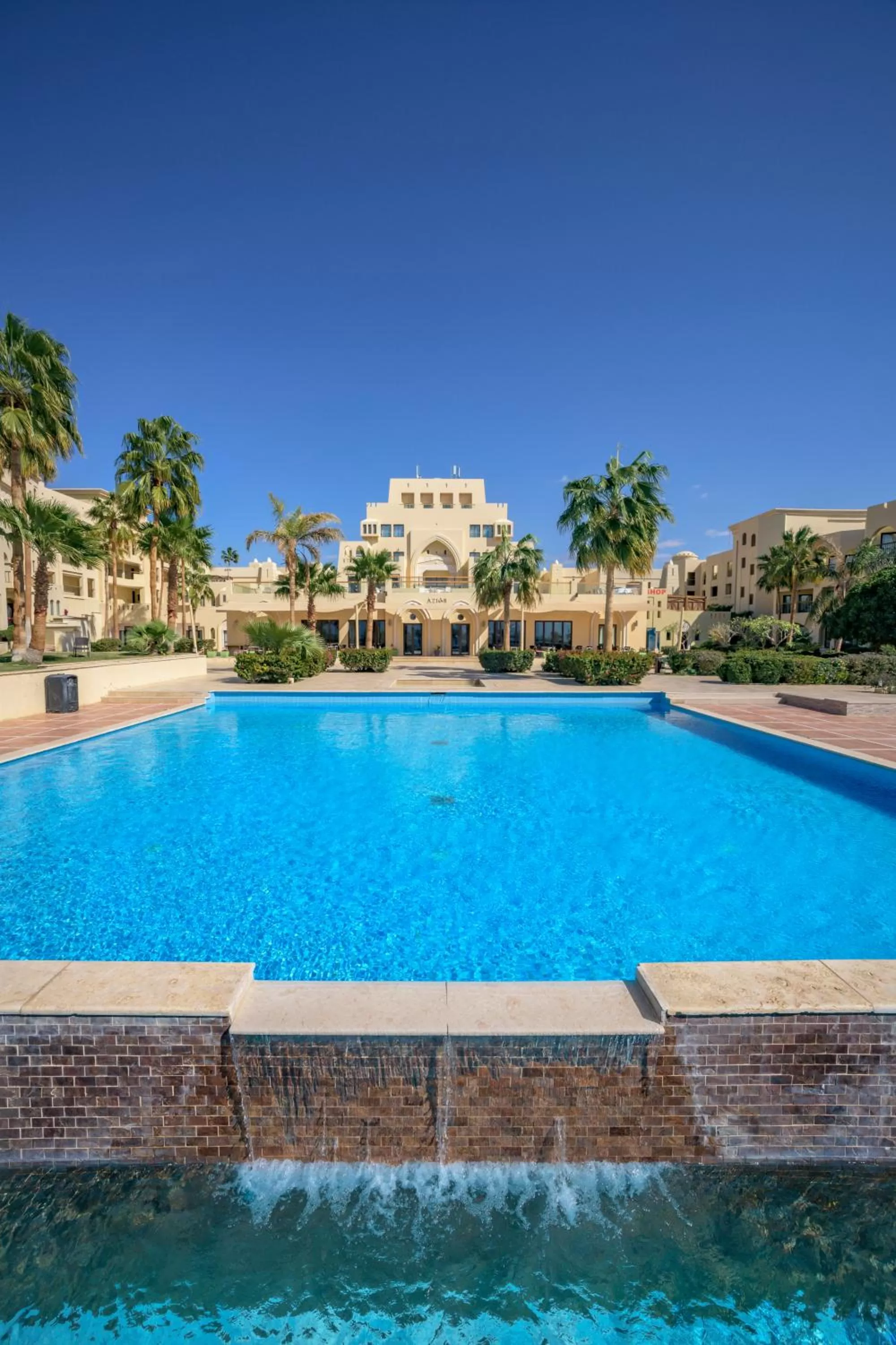 Pool view in Grand Tala Bay Resort, Aqaba