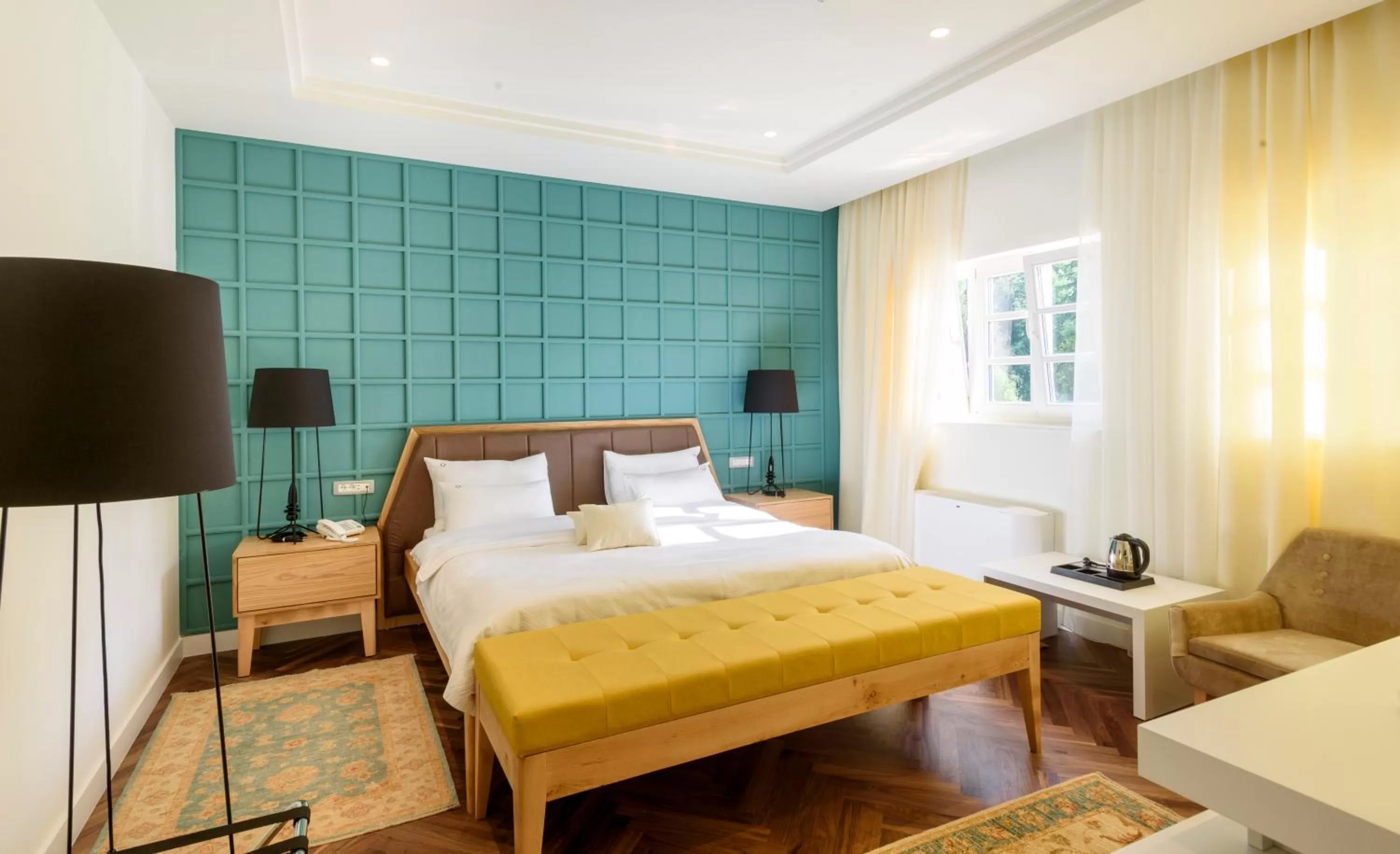 Bed in Hotel Gradska Cetinje