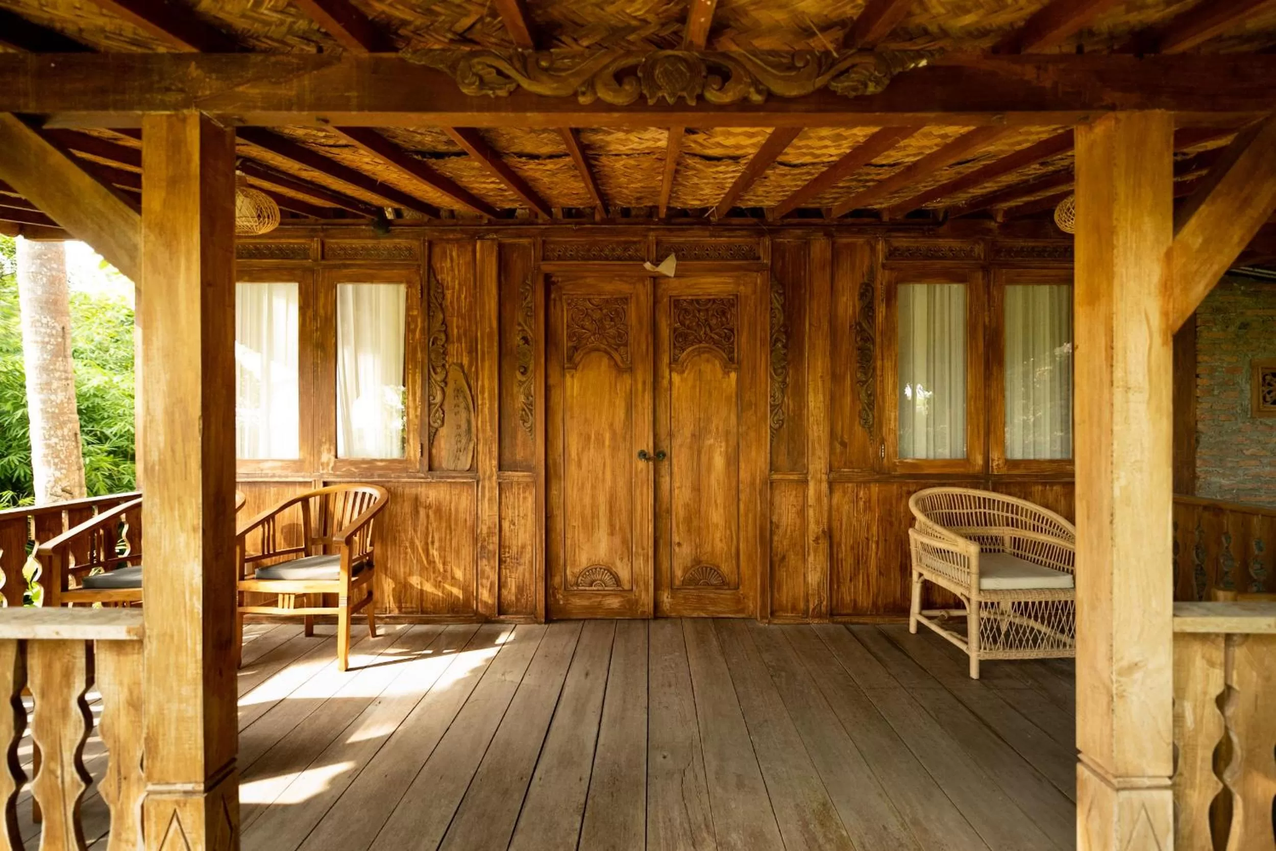 Facade/entrance in Tanah Damai Hotel
