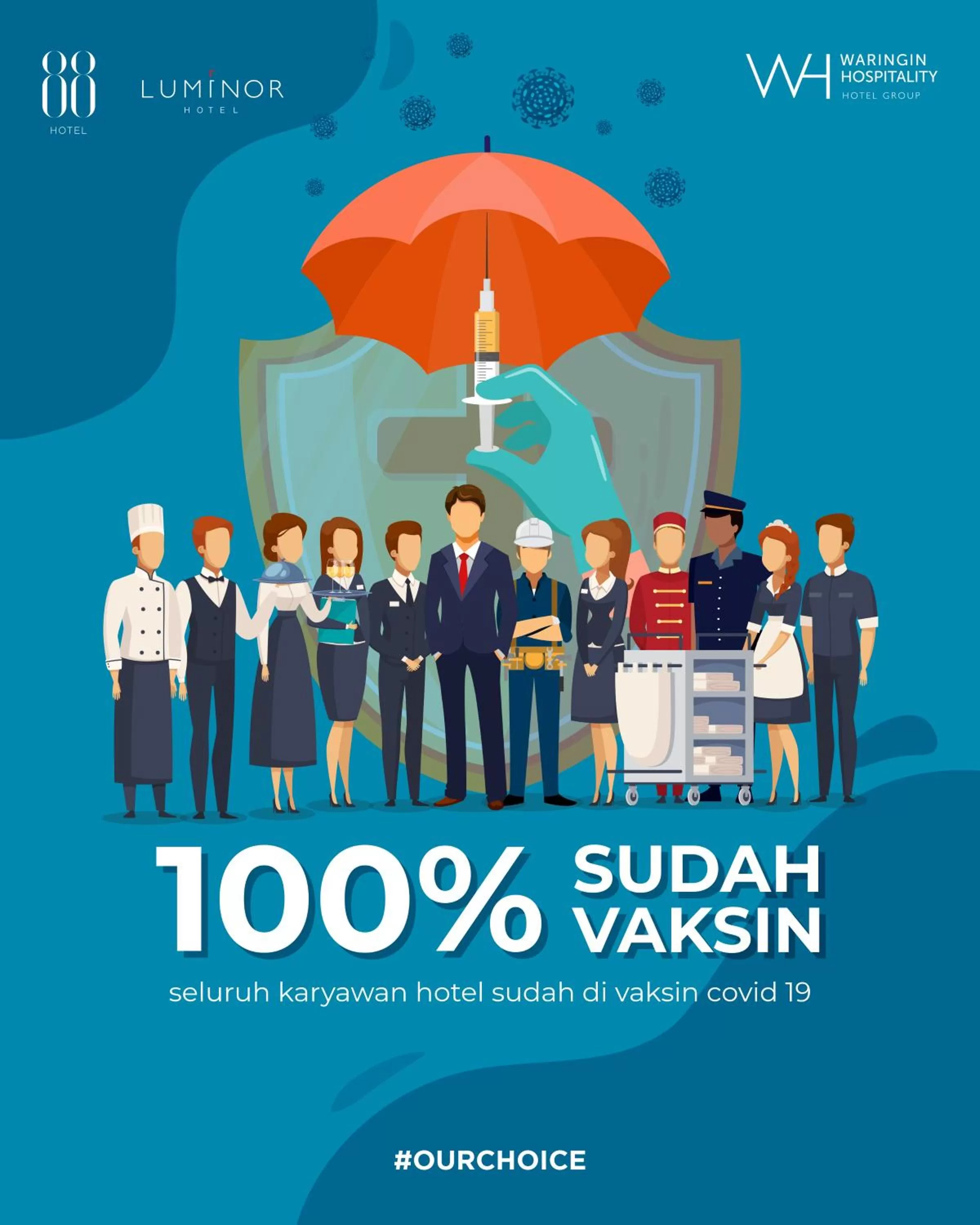 Property logo or sign in Luminor Hotel Airport Sidoarjo By WH , Best Choice and Strategic Location with a Rooftop area in Town