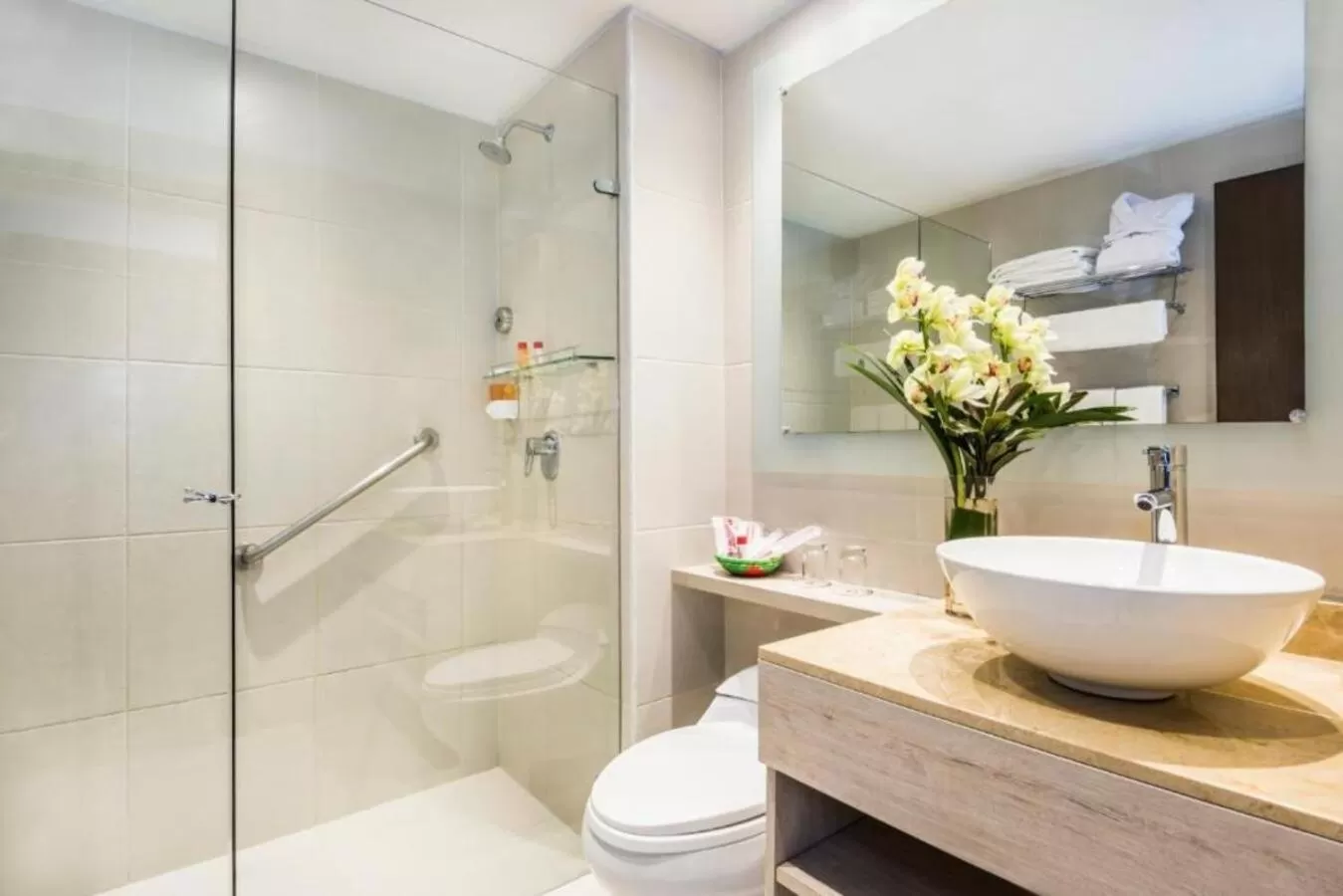 Bathroom in Hotel Rosales Plaza