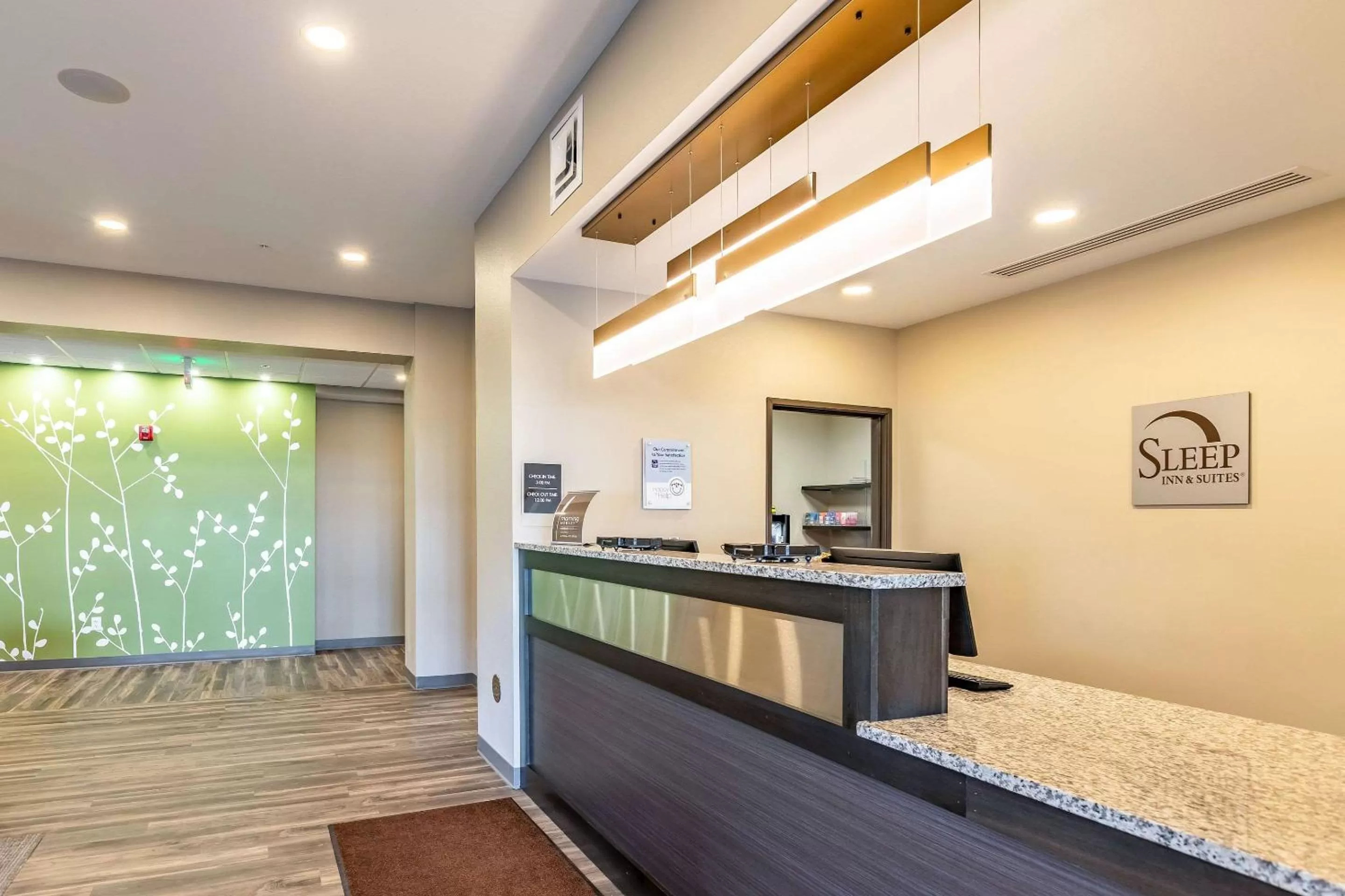 Lobby or reception in Sleep Inn & Suites Mt Hope near Auction & Event Center