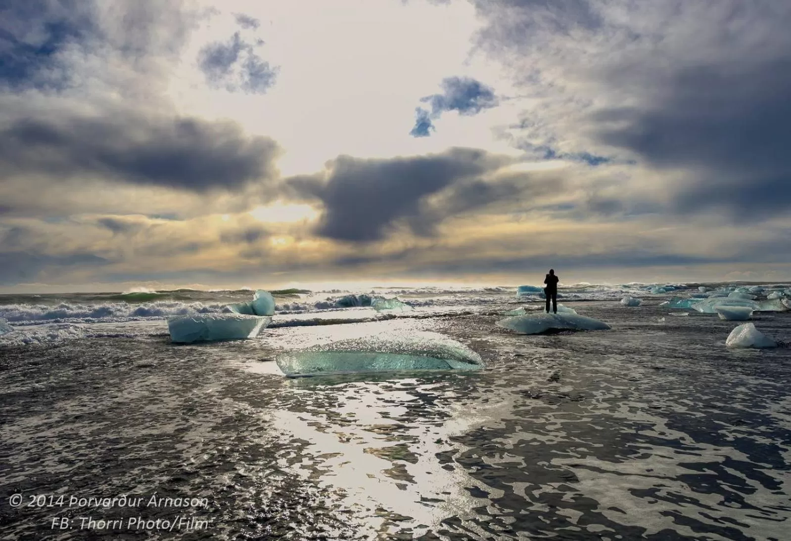 Beach in Guesthouse Dyngja