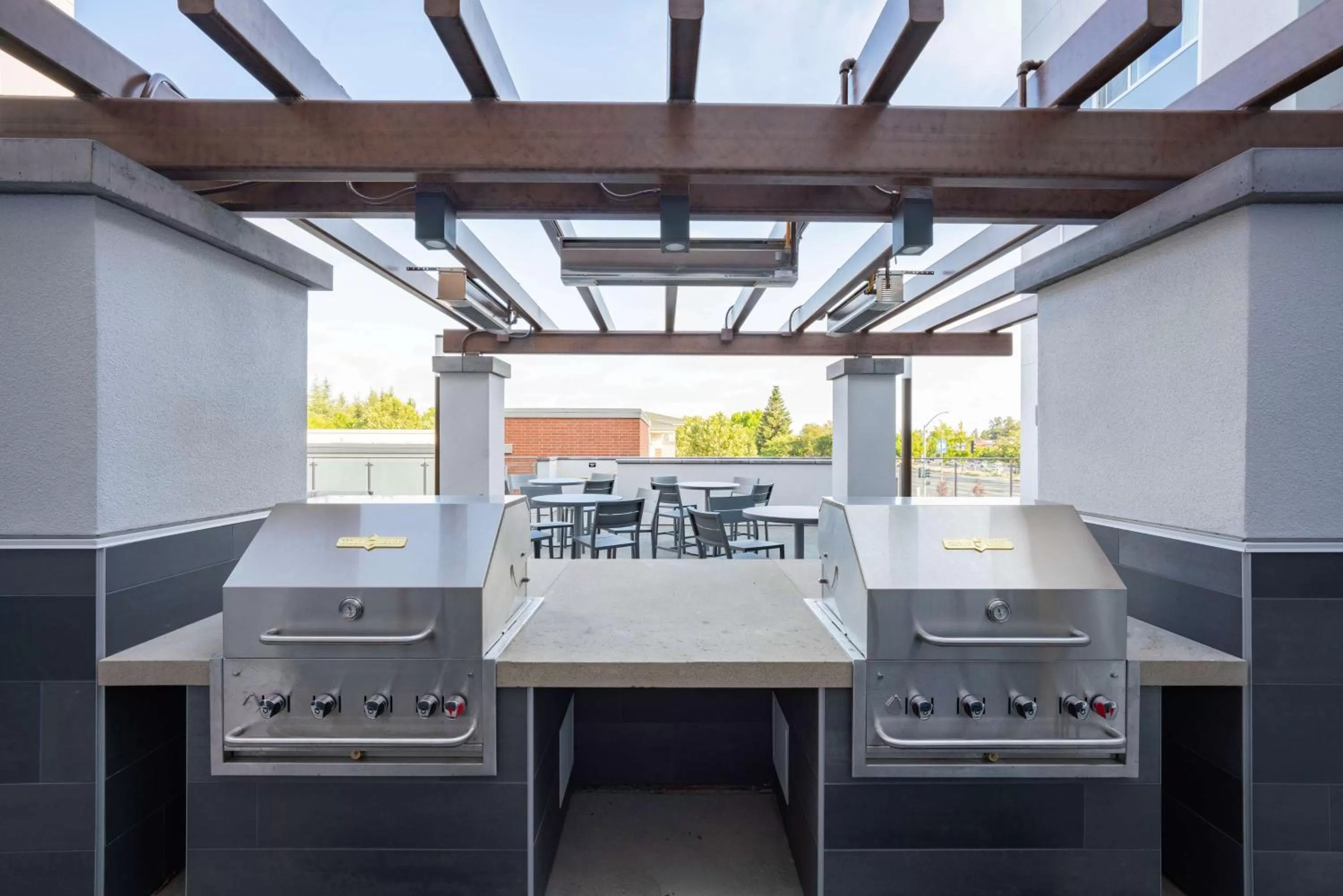 Patio in Homewood Suites By Hilton Sunnyvale-Silicon Valley, Ca