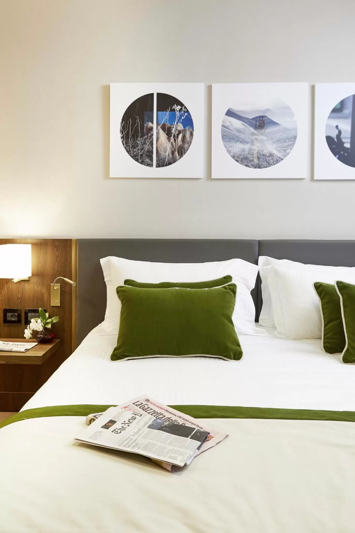 Bed in Messori Suites