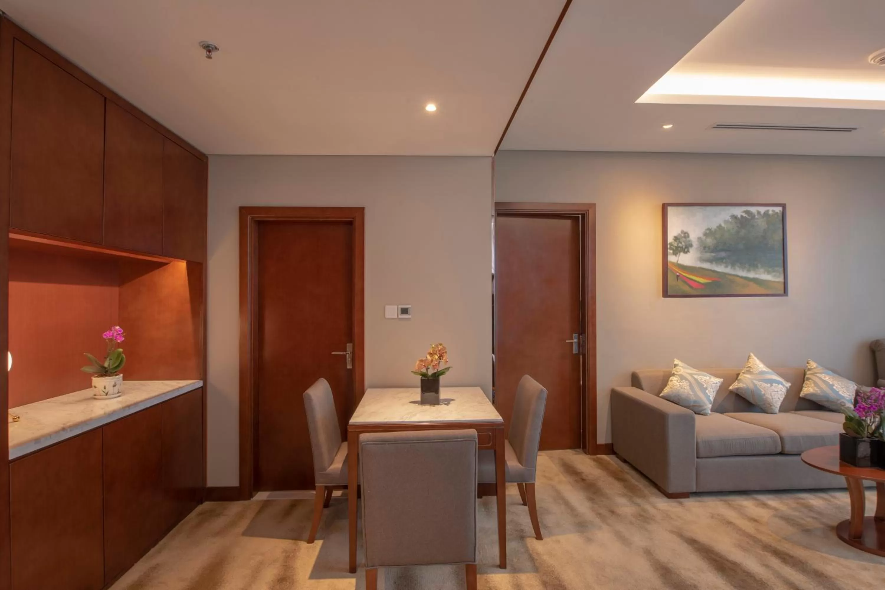 Dining area in Wyndham Garden Hanoi