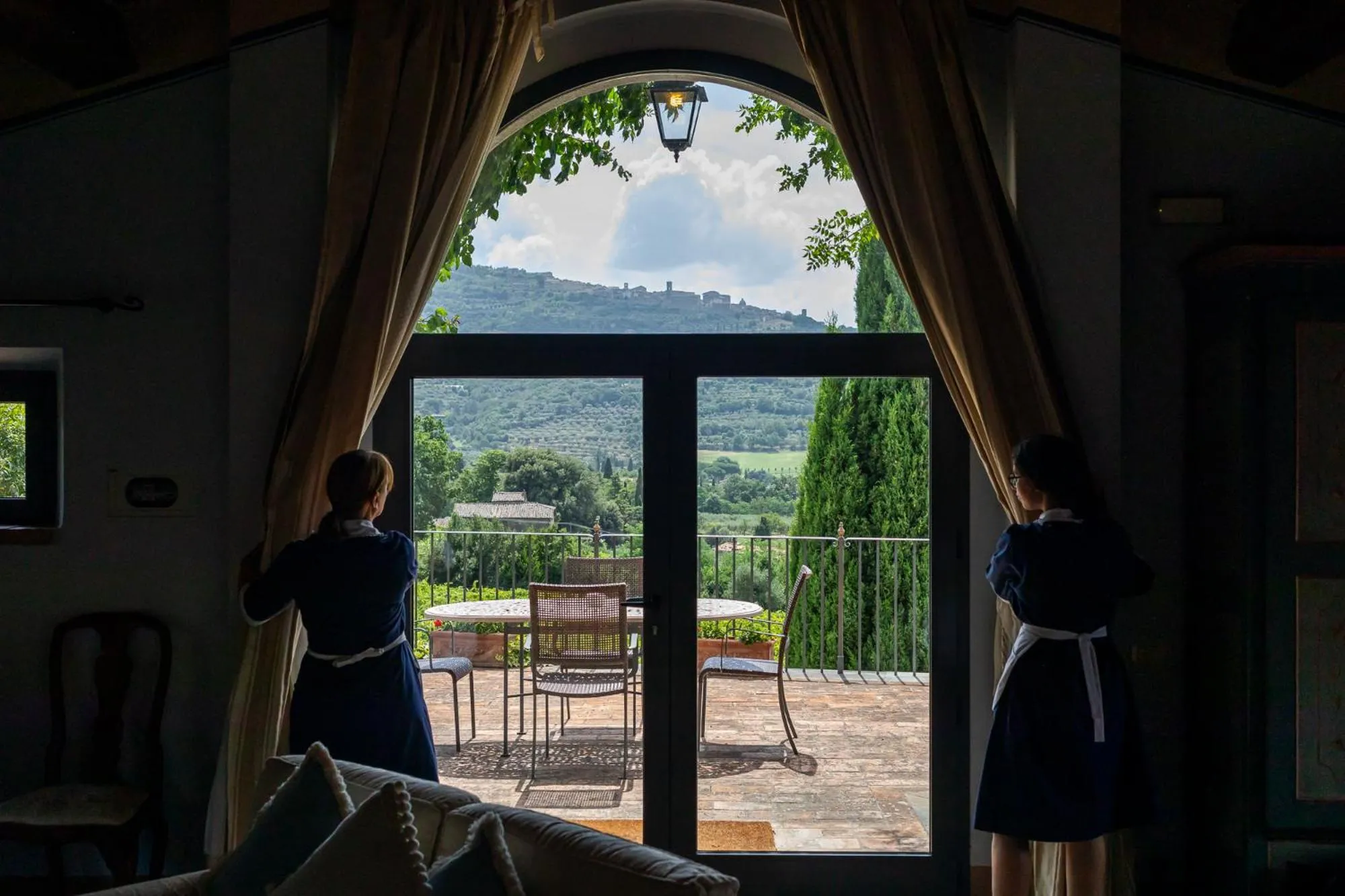 View (from property/room) in Il Falconiere Relais & Spa