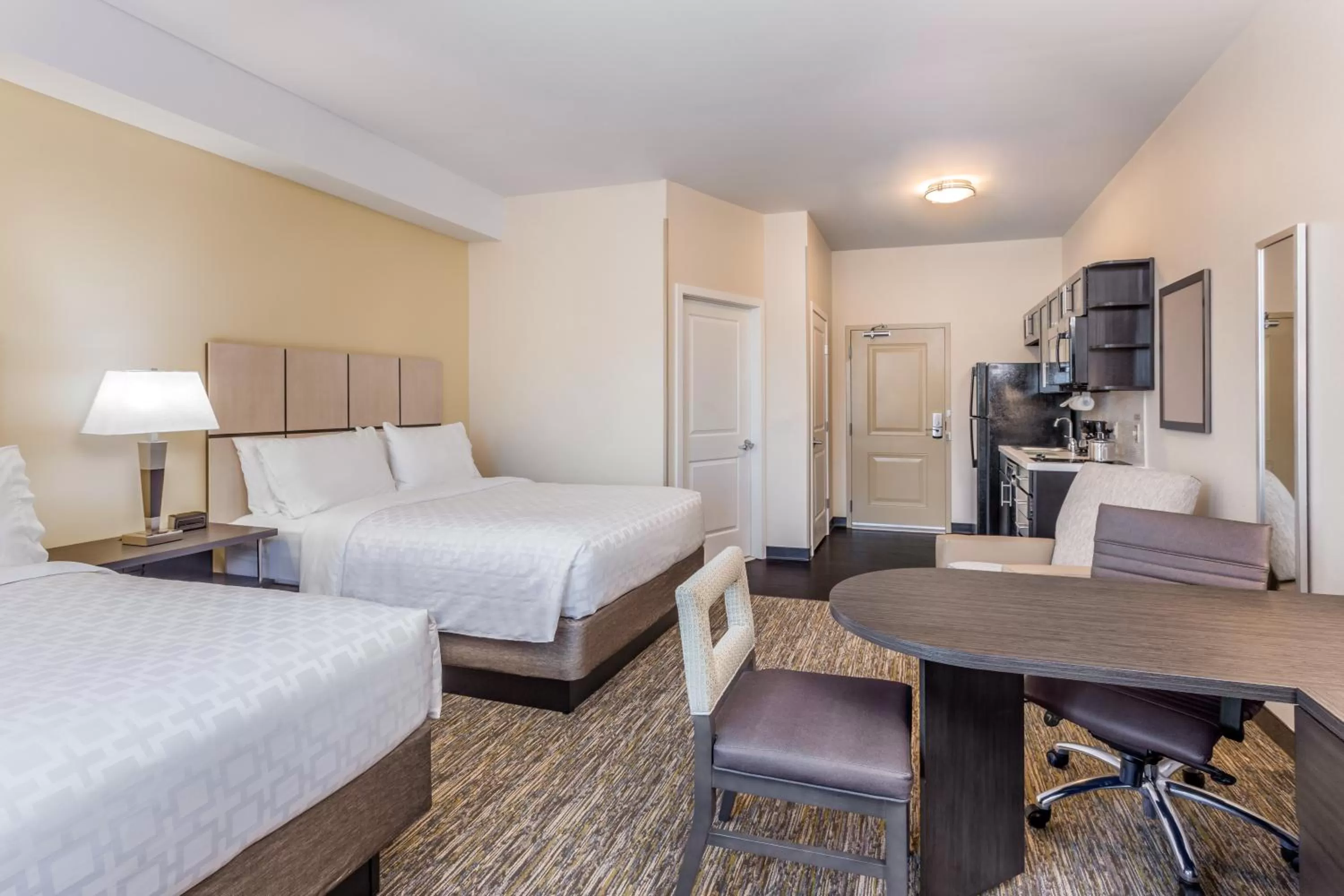 Guests, Bed in Candlewood Suites Bethlehem South by IHG
