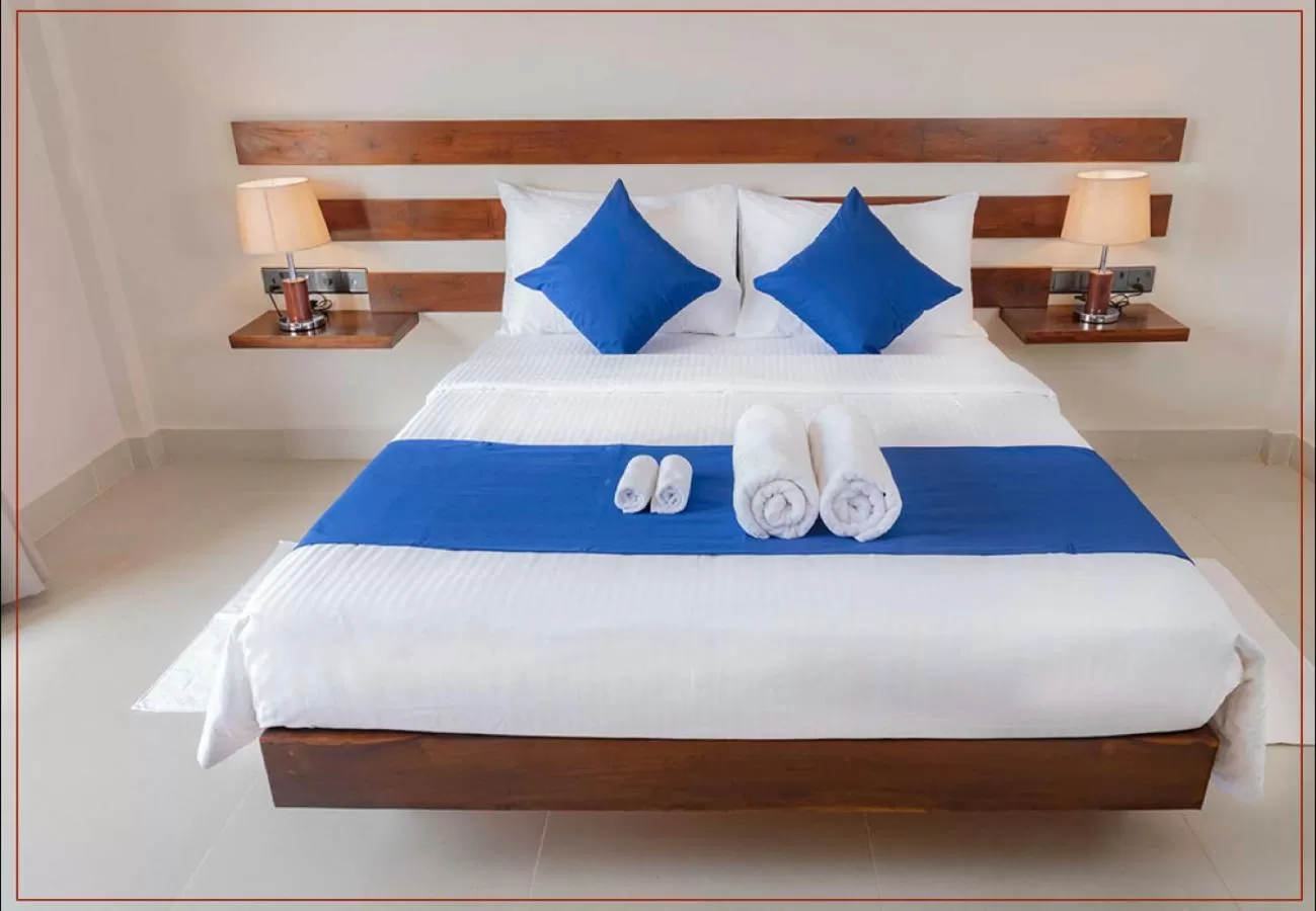 Bed in Hive 68 Hotel and Resorts - Negombo