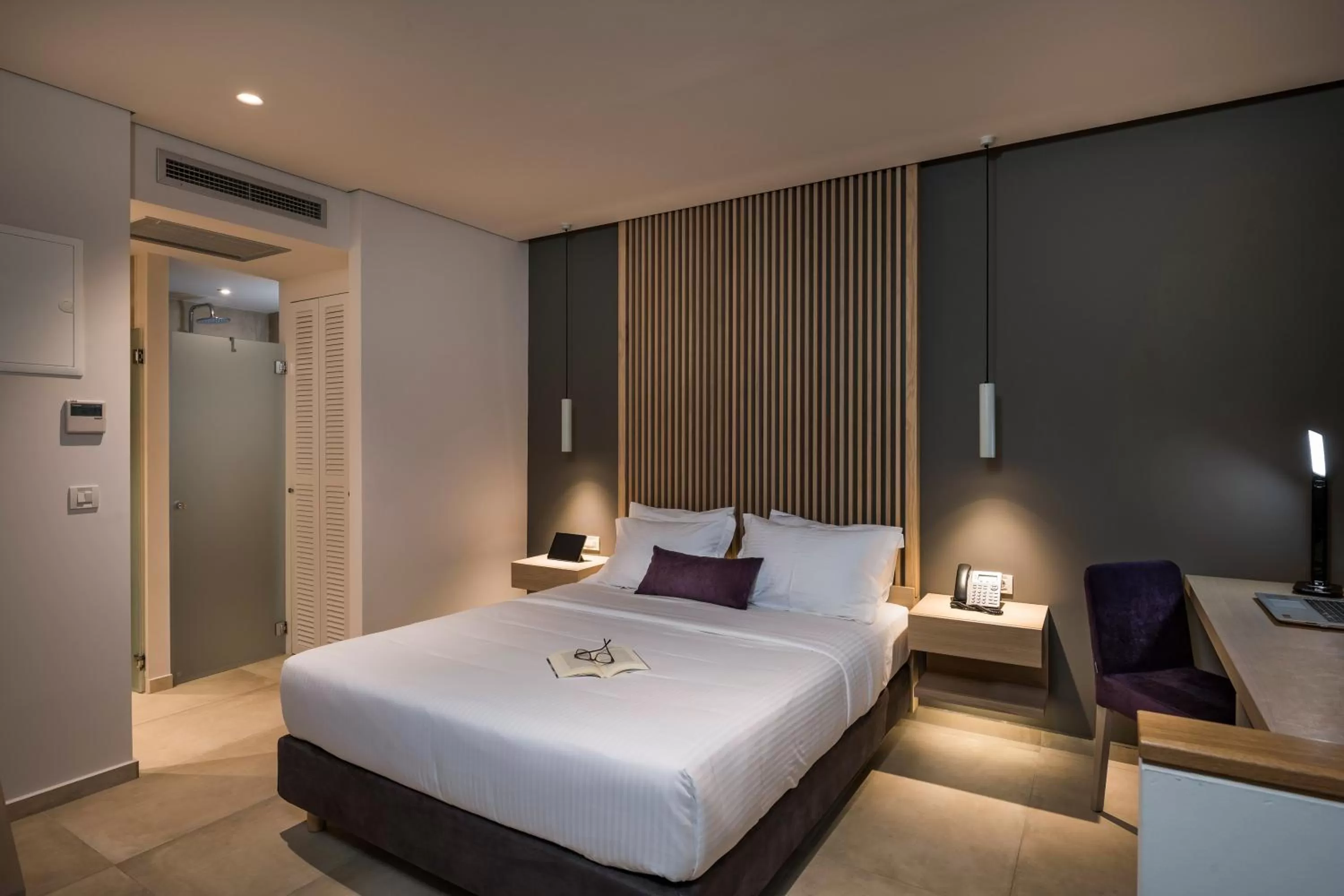 Bedroom, Bed in Trianon Luxury Apartments & Suites