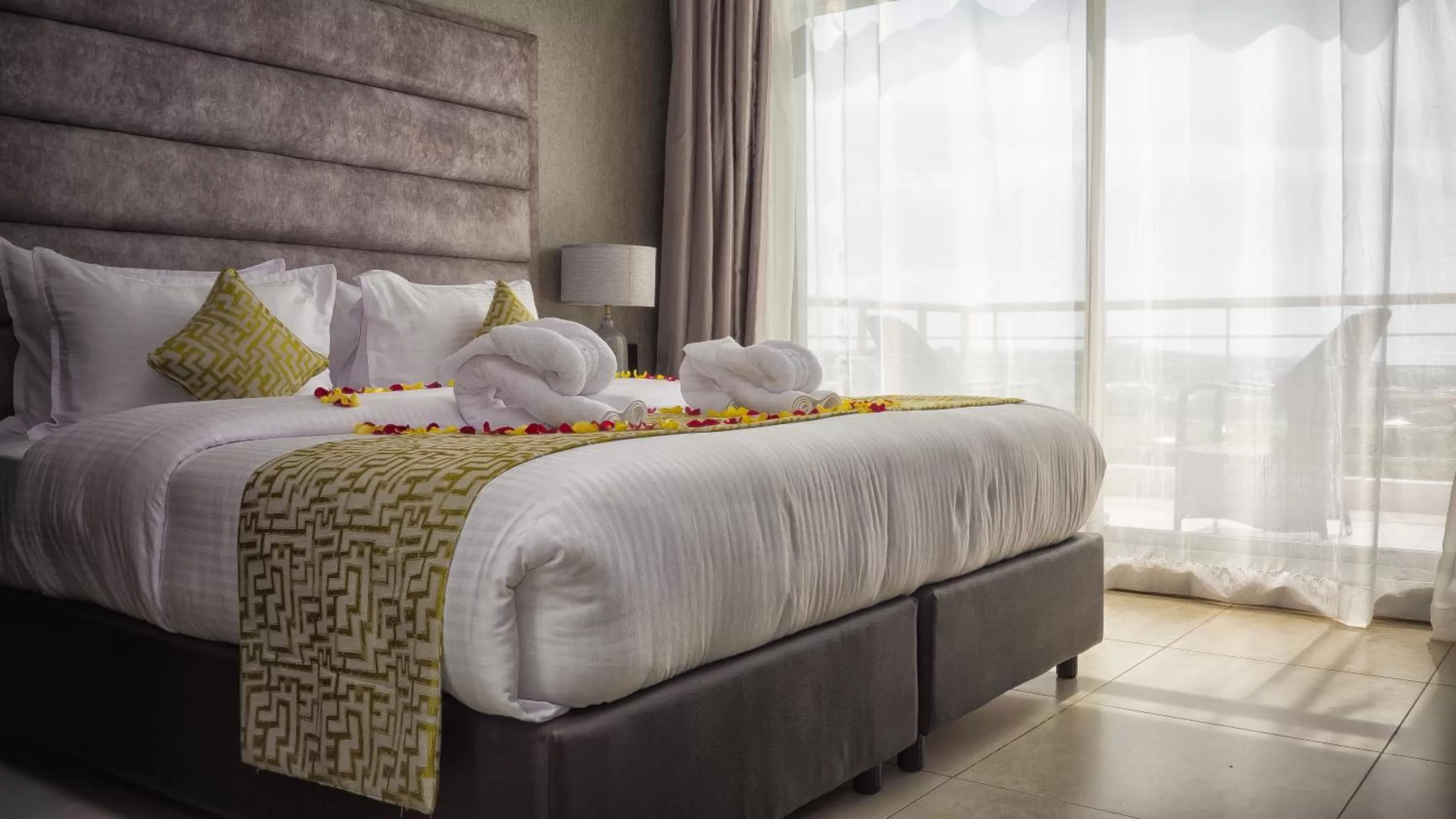 Bed in Fairways Hotel Kisumu