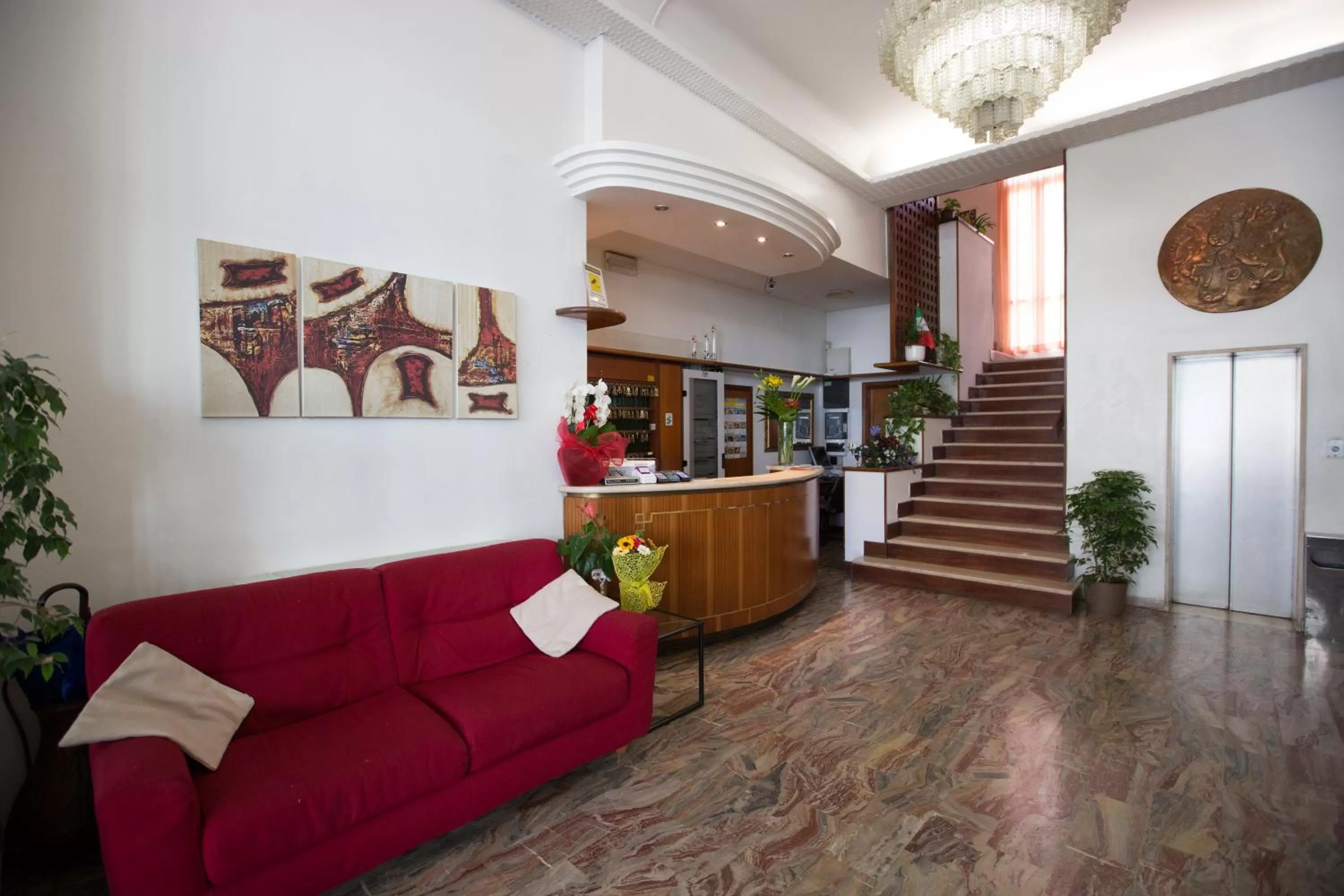 Lobby or reception in Hotel Europa