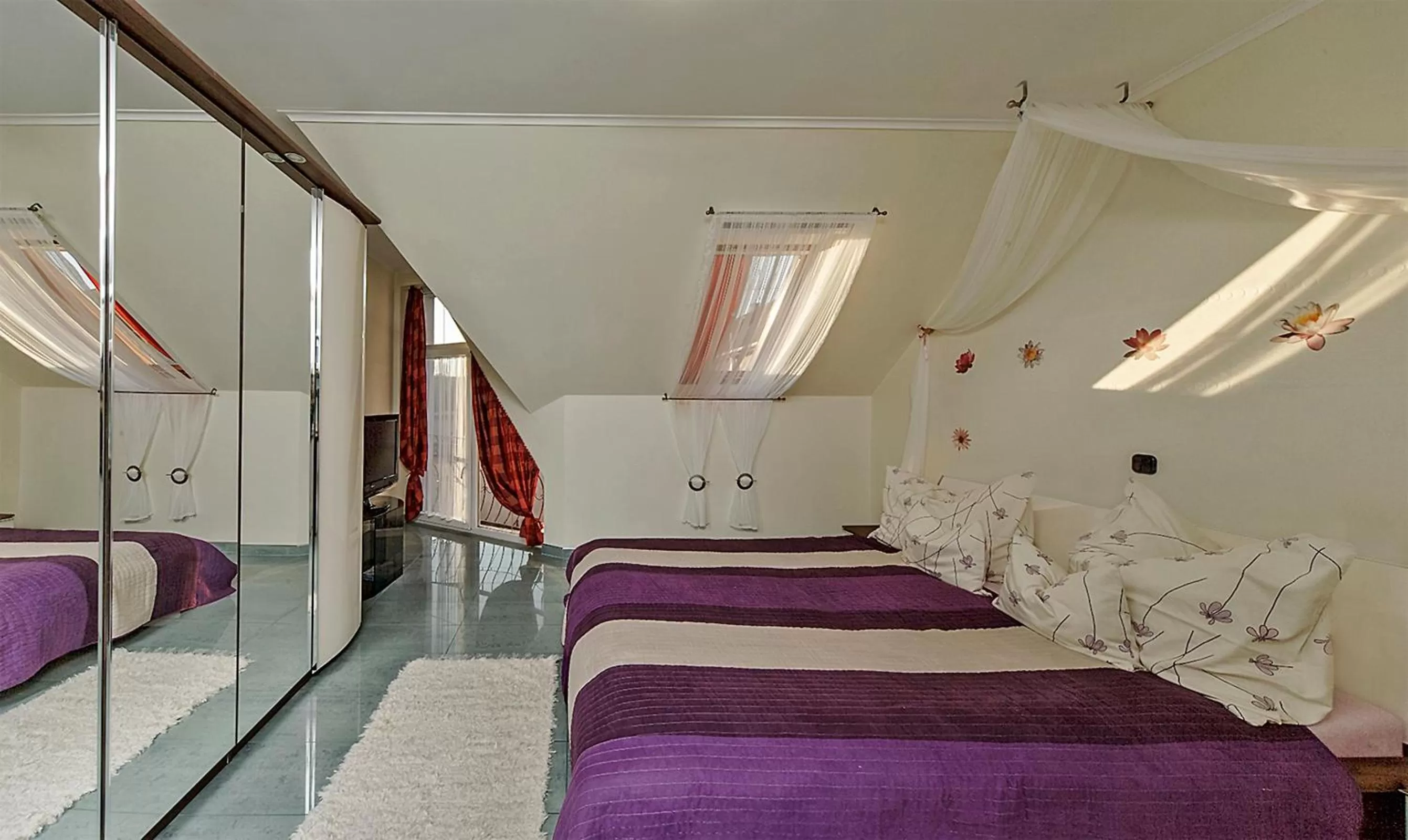 Bed in Vintiamo Apartmanok