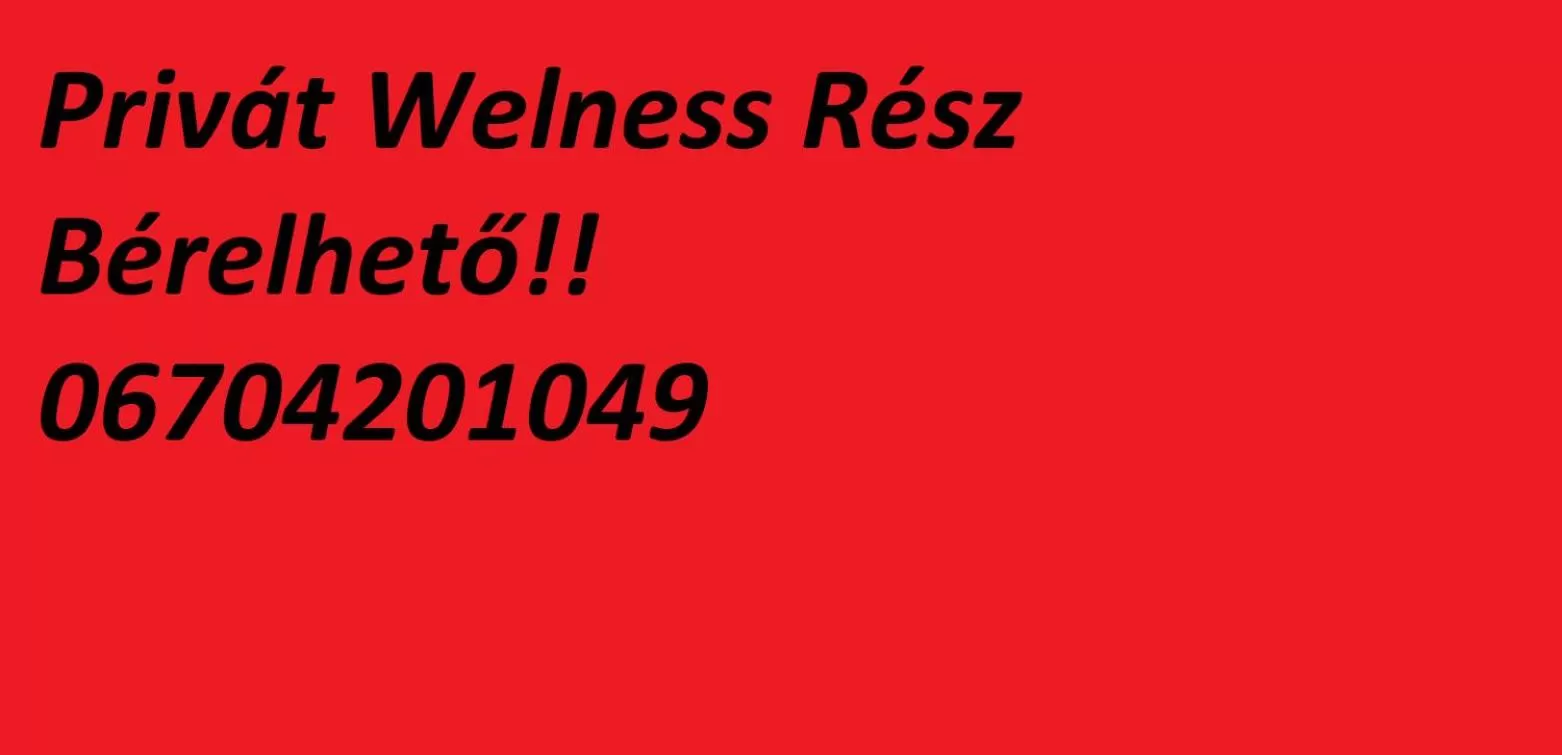 Hot Tub in Zöld Sziget Wellness