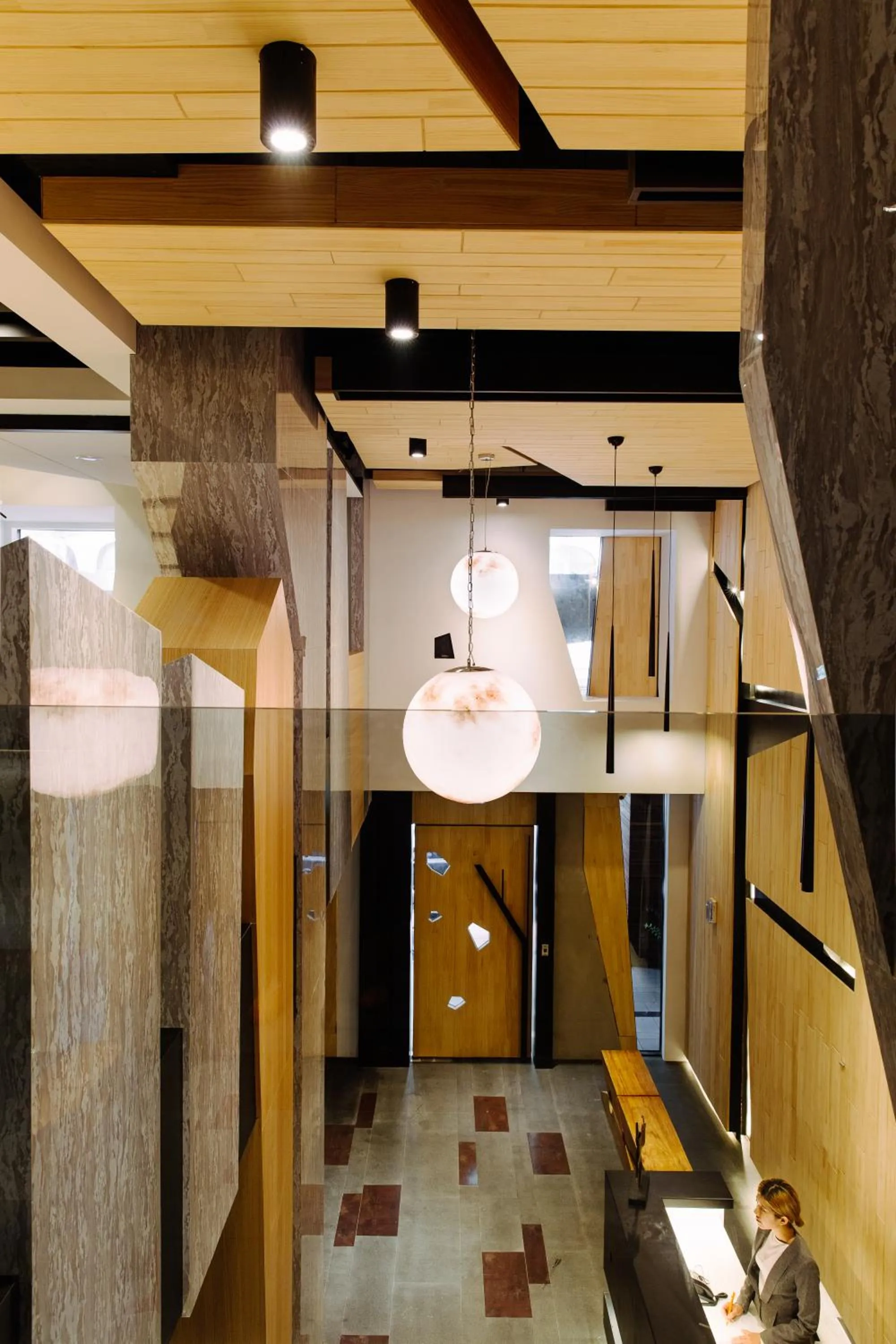 Lobby or reception in CHECK inn Taichung Zhongshan