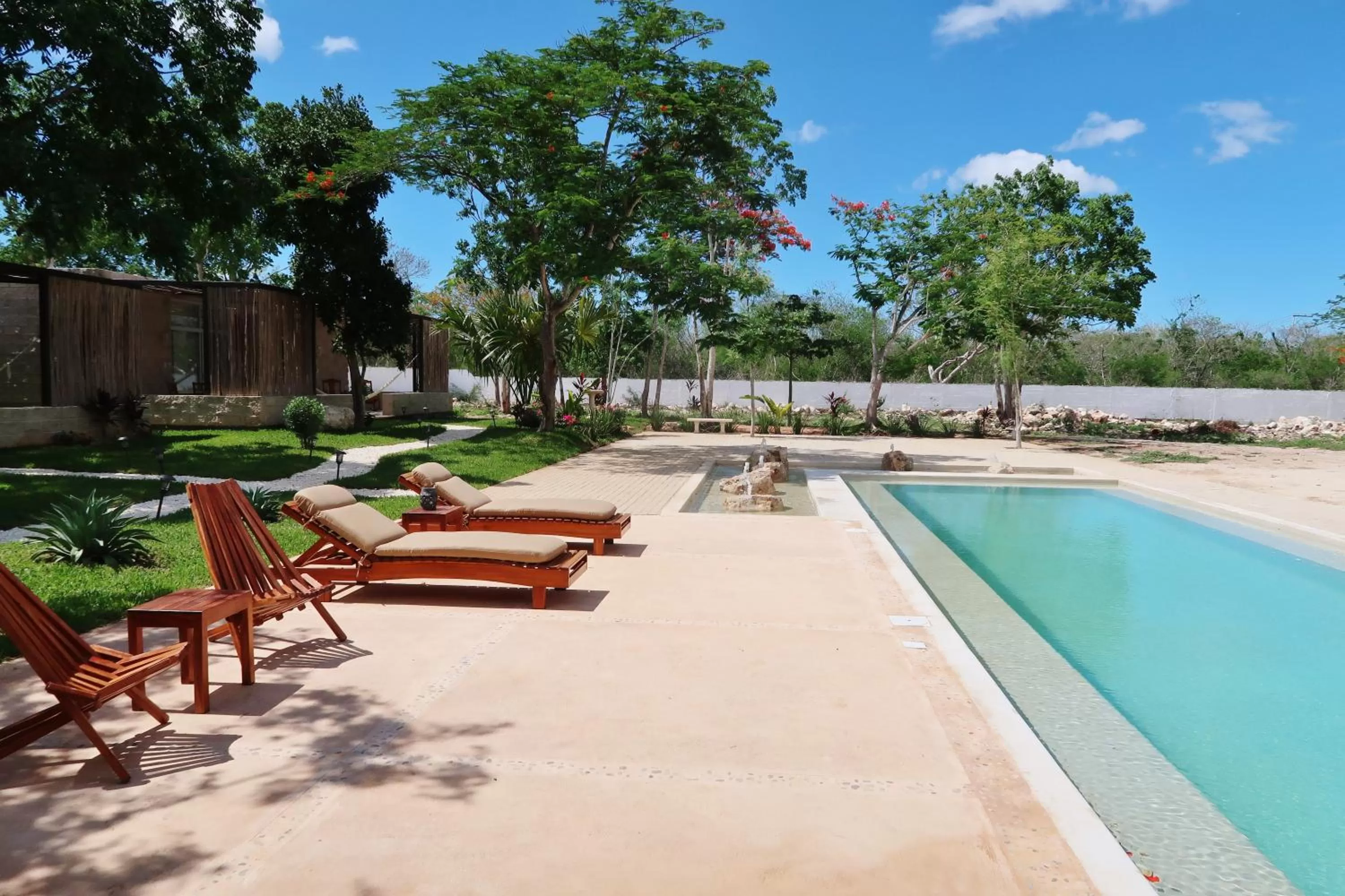 Swimming pool in Hotel Casa de Campo Conkal Merida