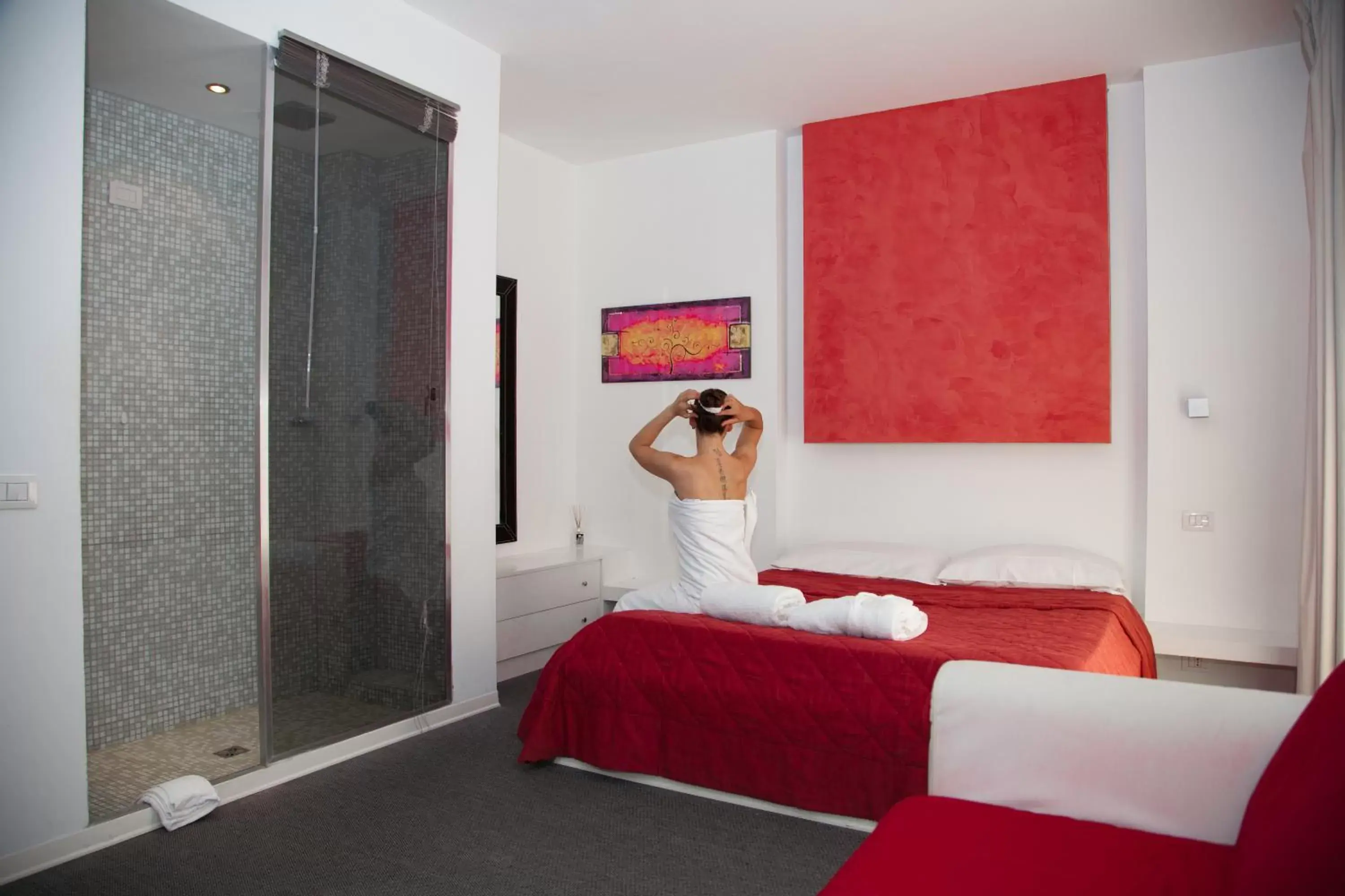 Bed in Relais San Pietro Bed in Relais San Pietro