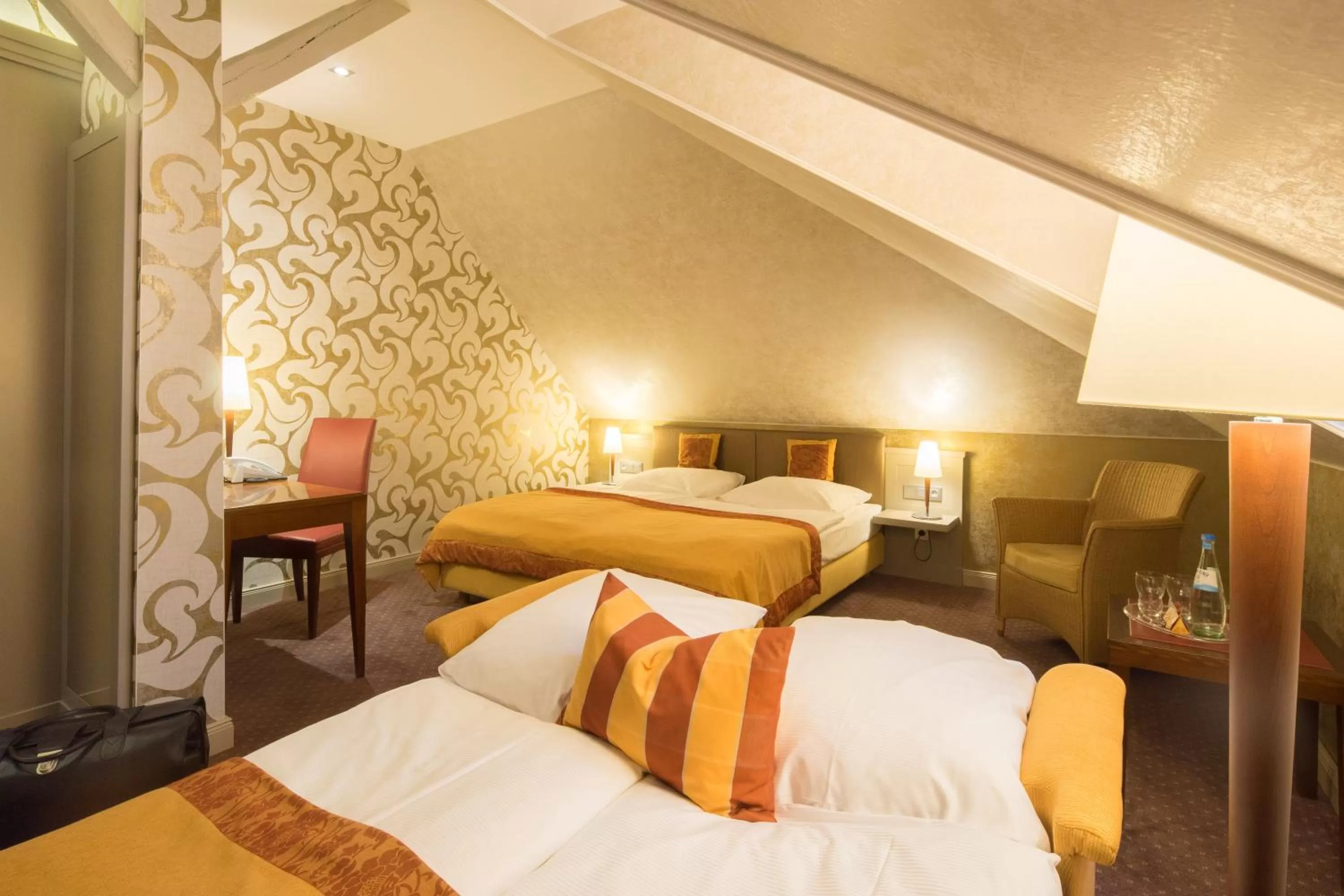 Bed in Parkhotel Güldene Berge