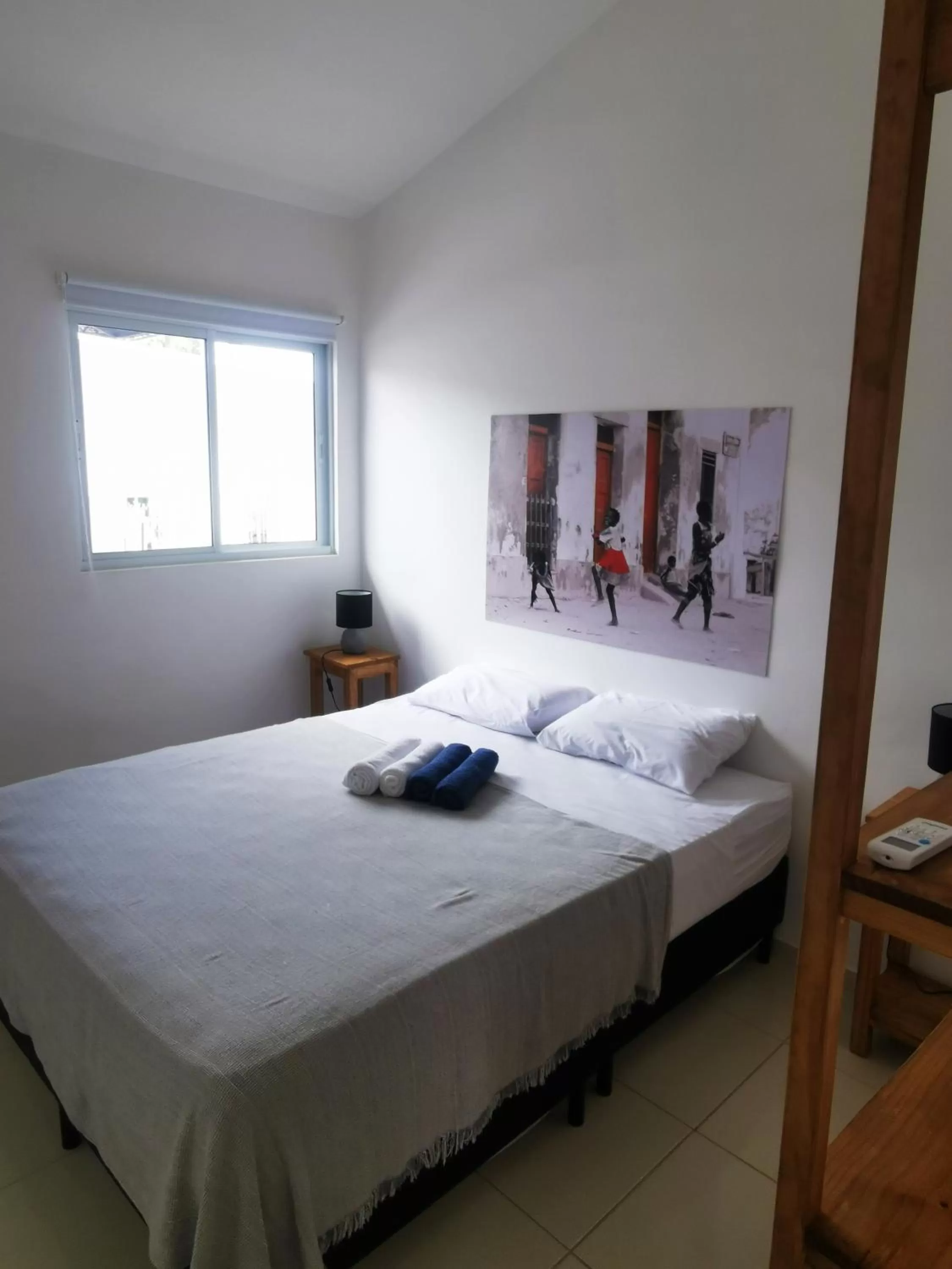 Bed in Manga Verde Beach Residence