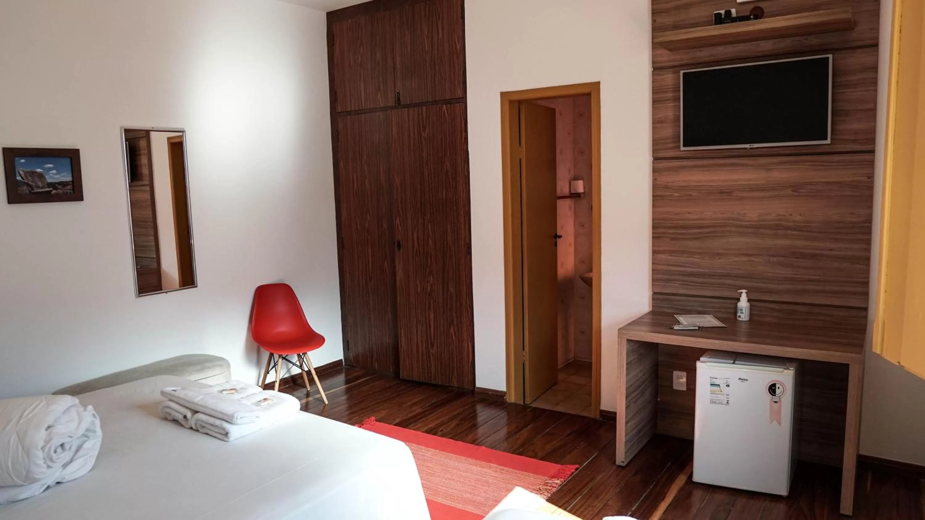 Bed in Pousada o Amanhecer