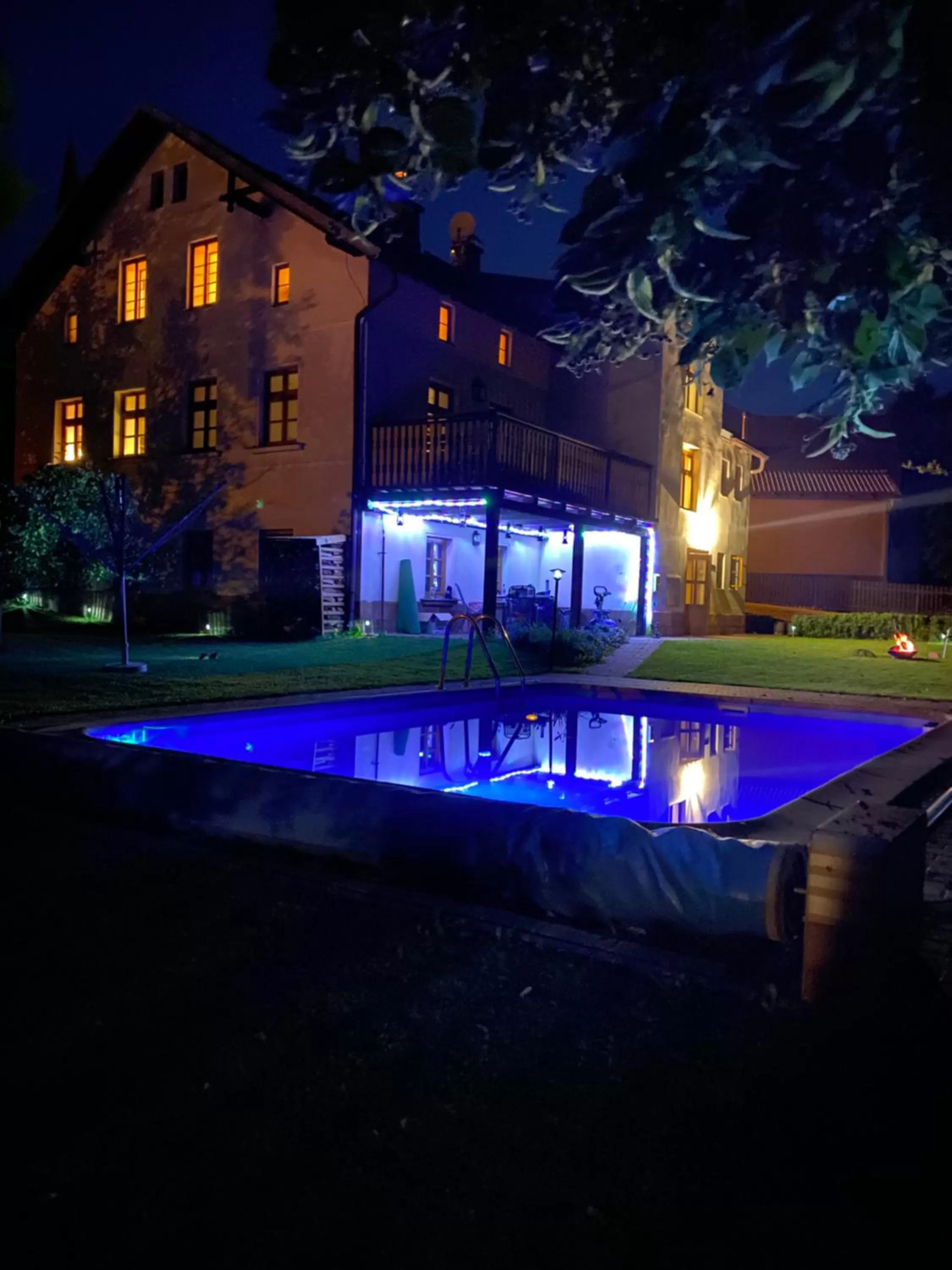 Swimming pool in Droom b&b Čermná