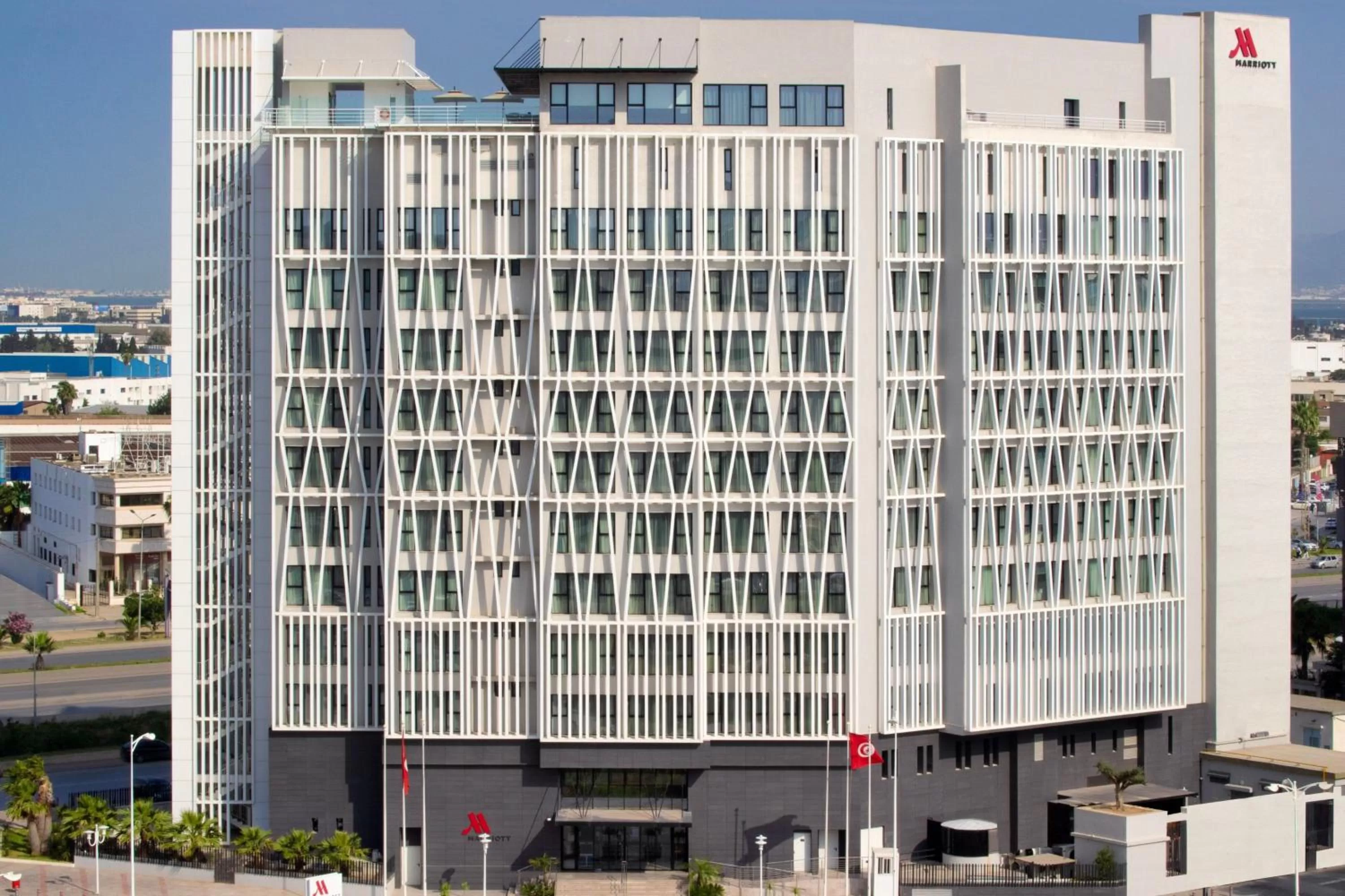Property building in Tunis Marriott Hotel