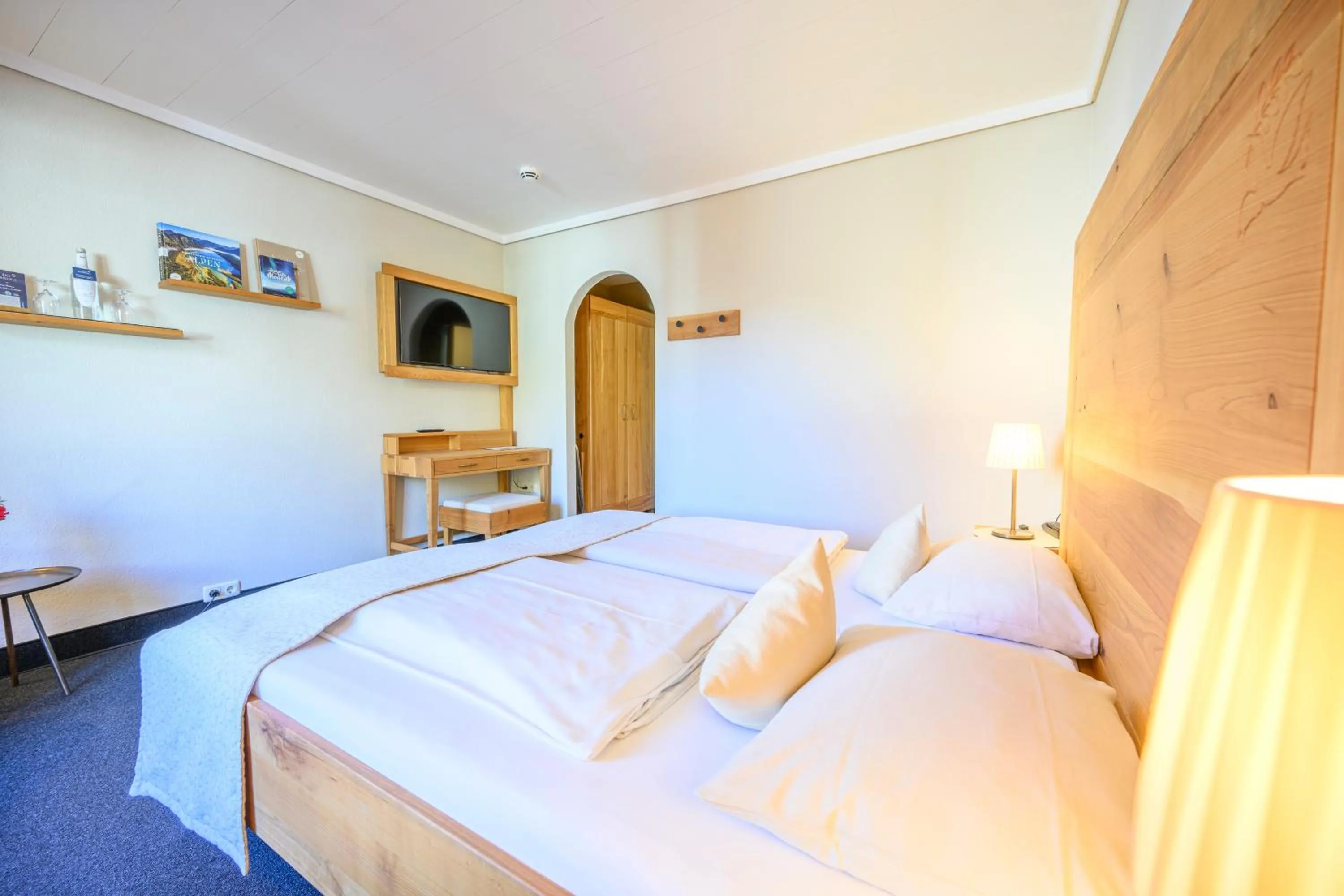 Photo of the whole room, Bed in Biohotel Garmischer Hof