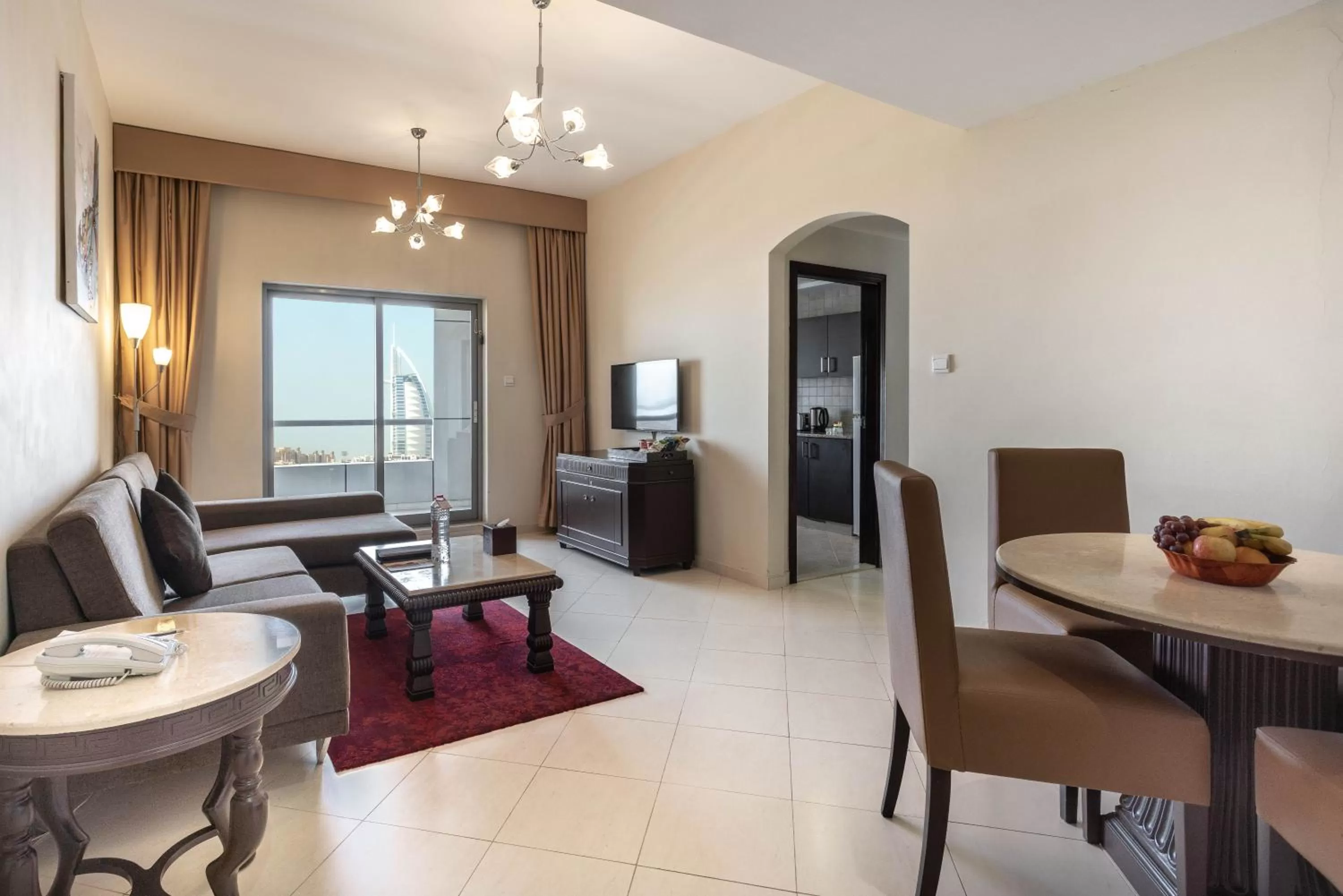 Living room in Auris Boutique Hotel Apartments, Al Barsha - At The Mall