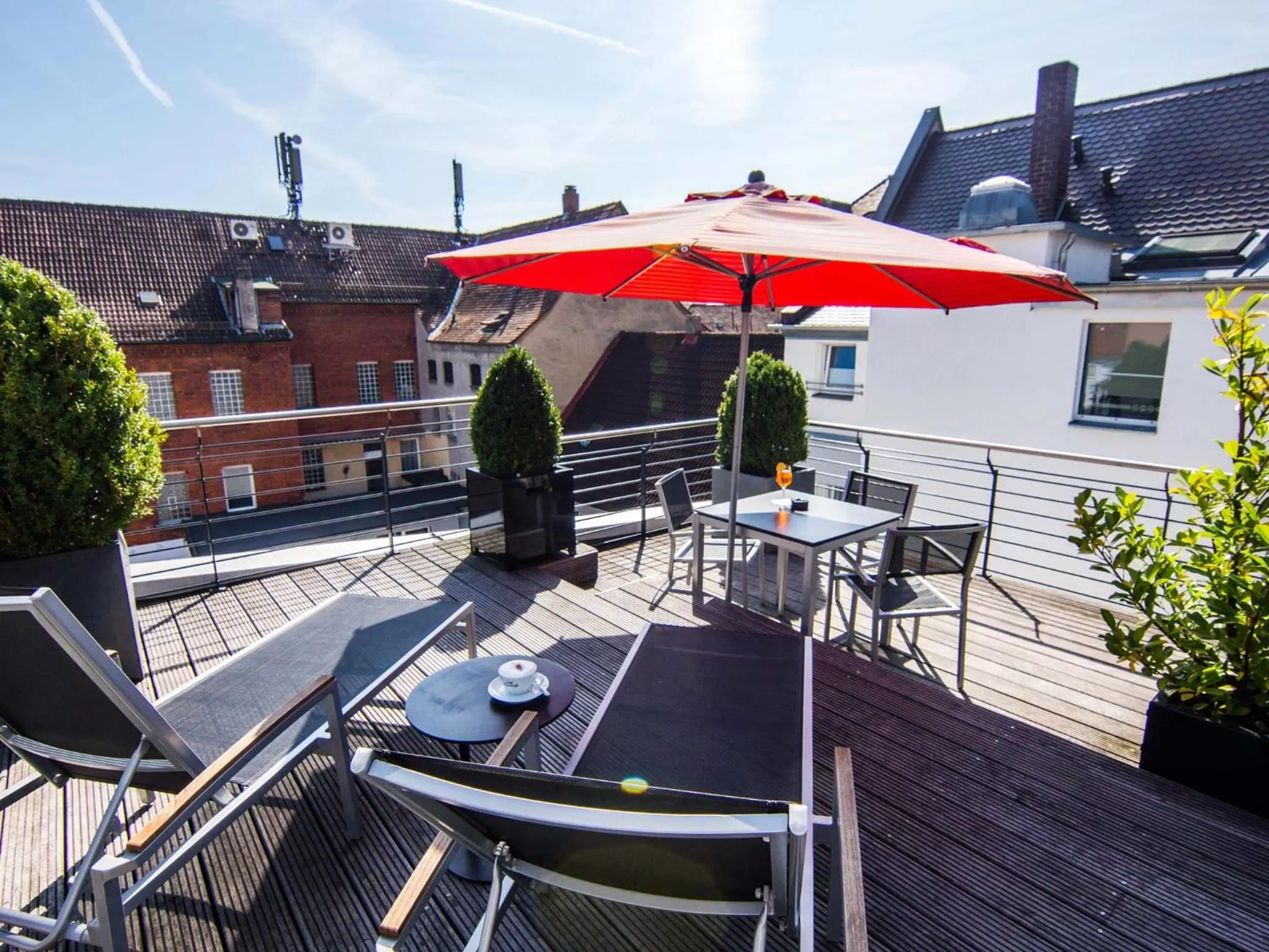 Balcony/Terrace in zeitwohnhaus SUITE-HOTEL & SERVICED APARTMENTS