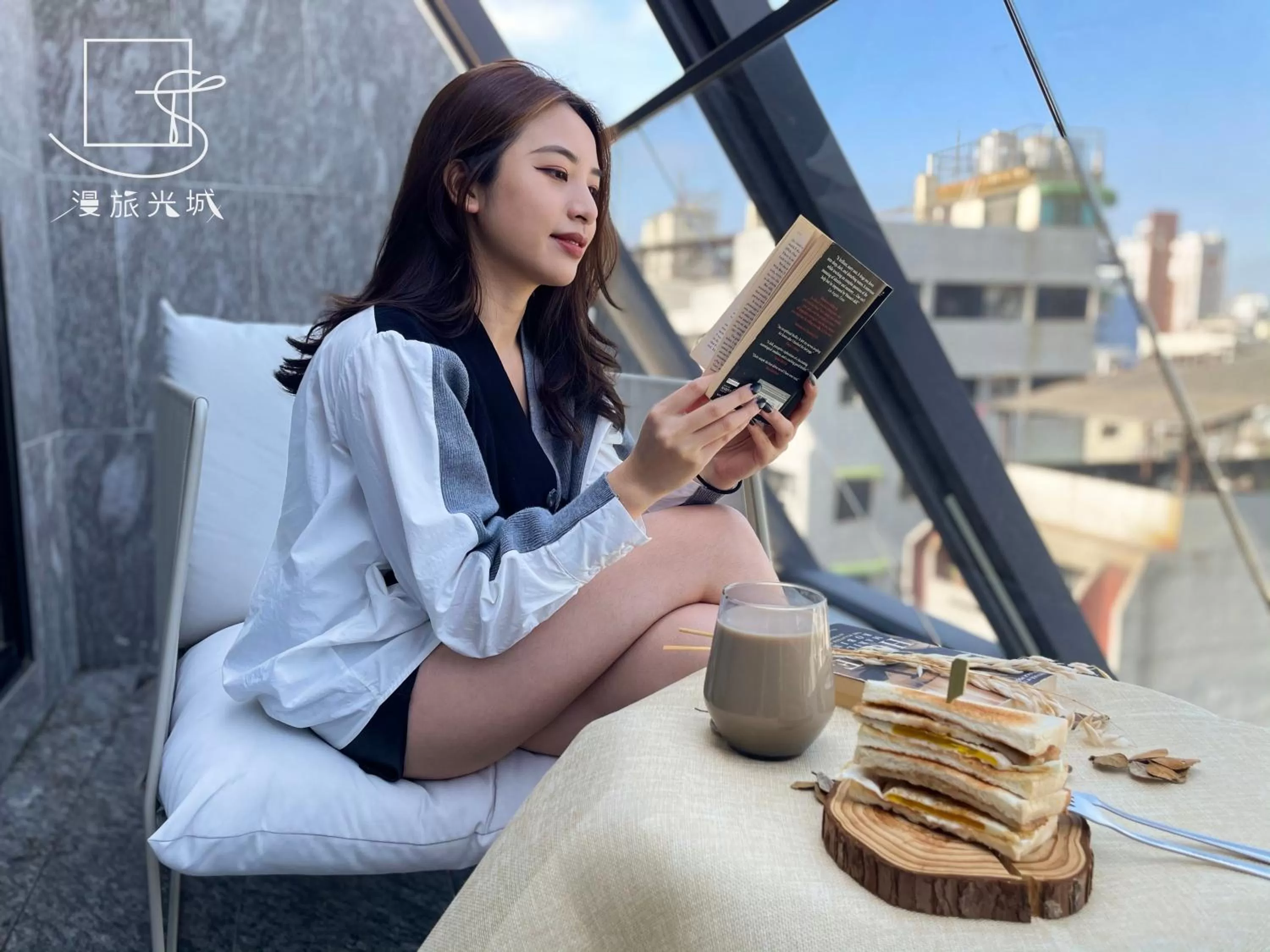 People in Slow Town Hotel-Glowing