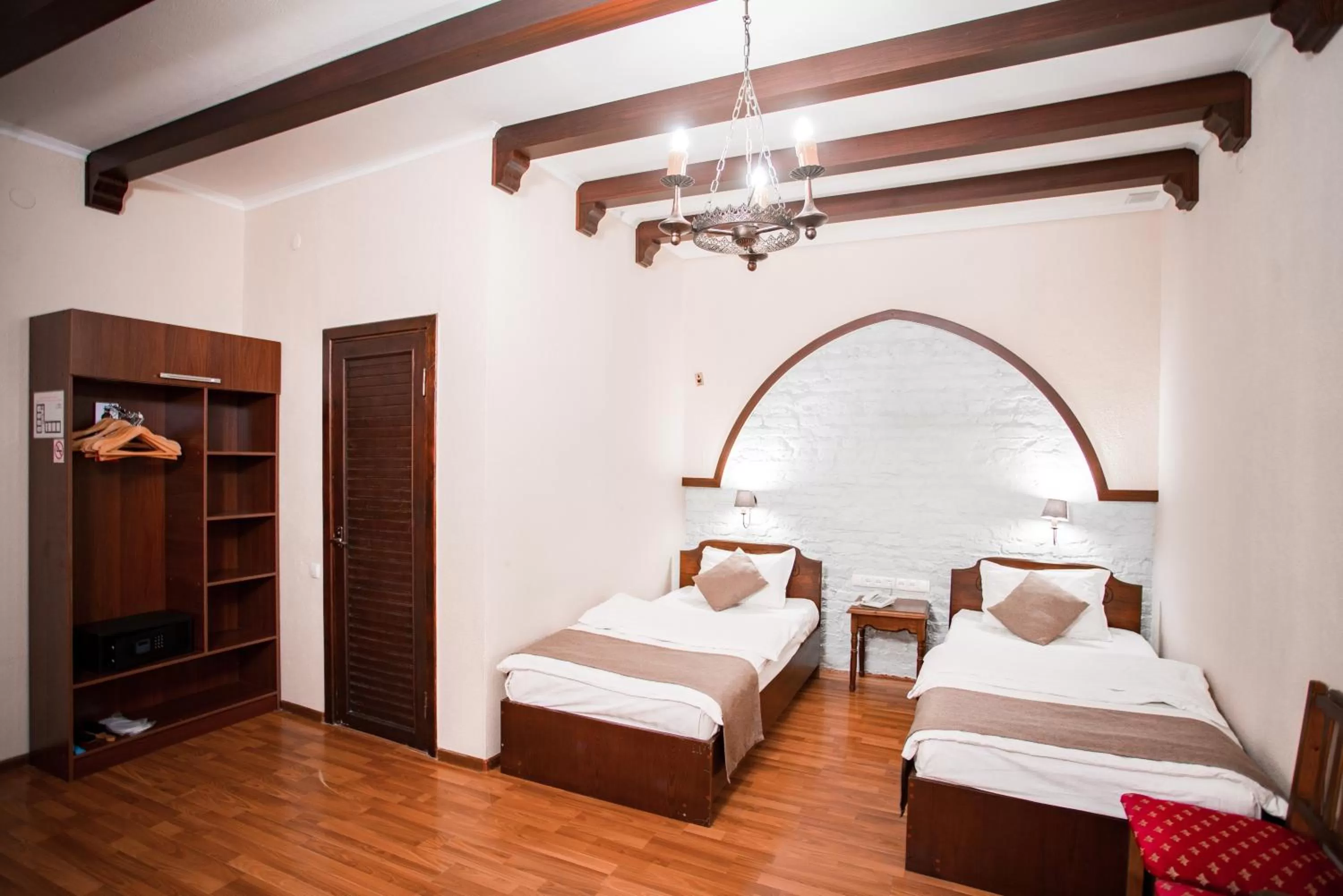 Bed in Hotel Malika Bukhara