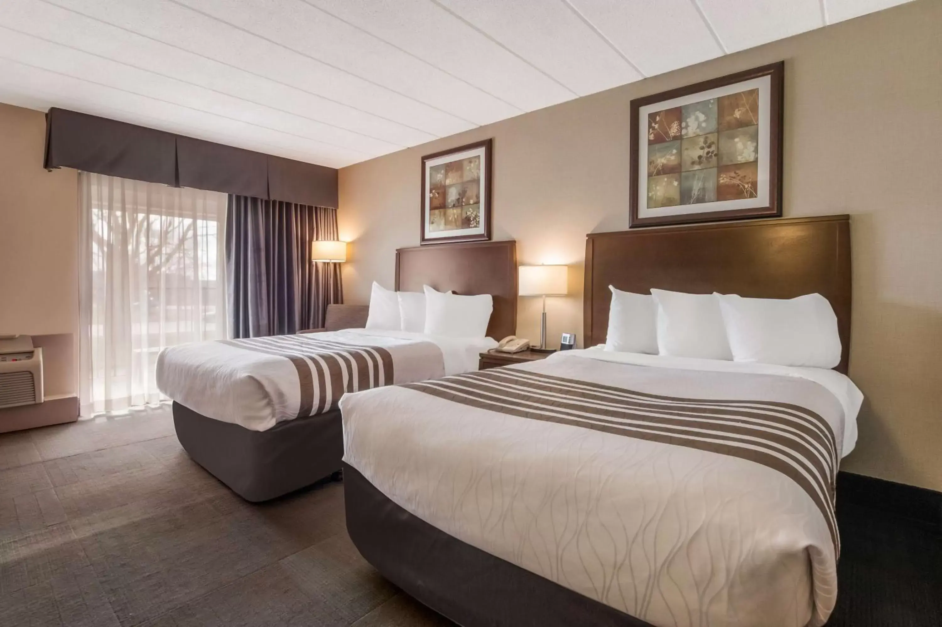 Room with Two Queen Beds and Roll-In Shower - Disability Access in Best Western Brantford Hotel and Conference Centre Room with Two Queen Beds and Roll-In Shower - Disability Access in Best Western Brantford Hotel and Conference Centre