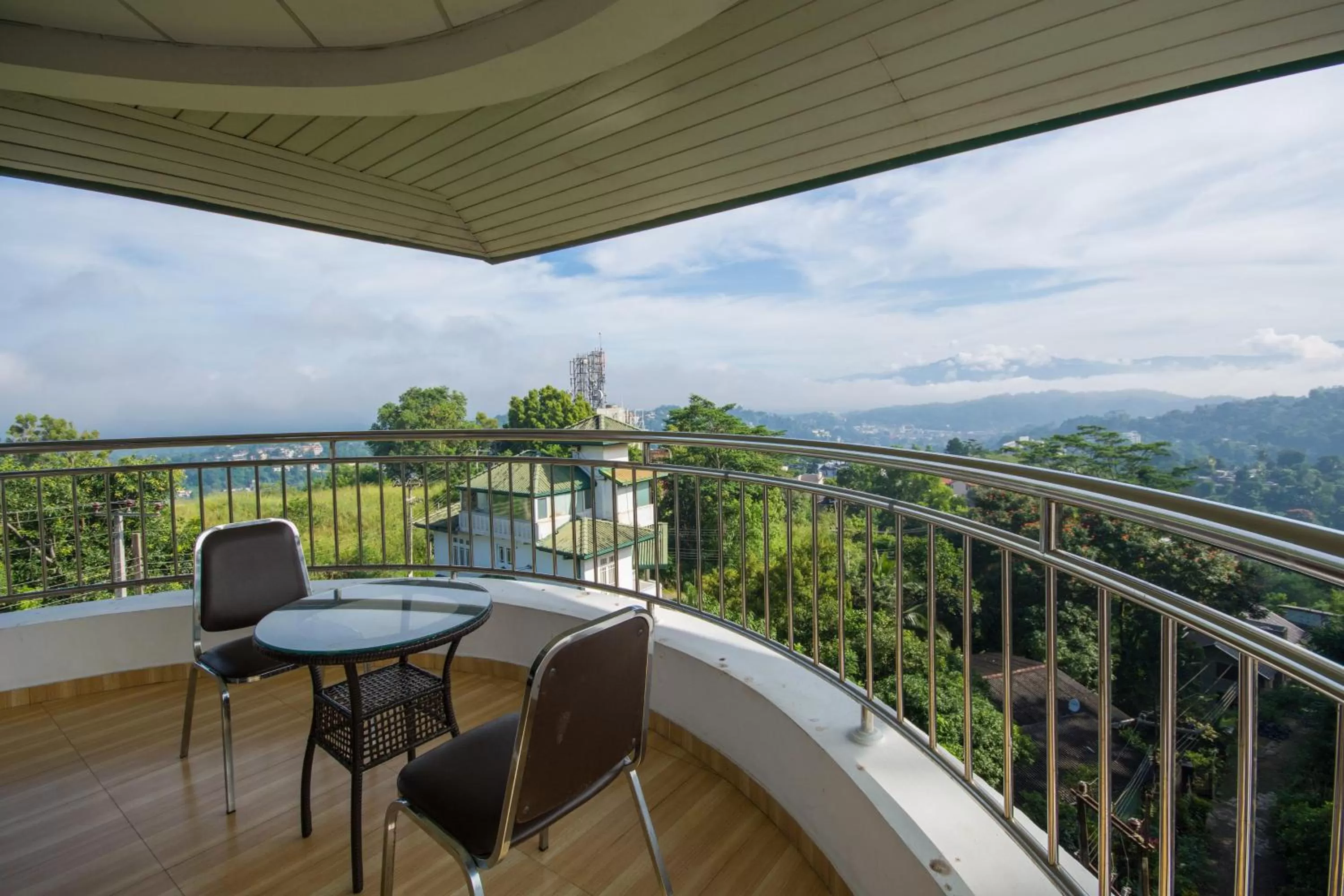 Balcony/Terrace in Kandyan View Holiday Bungalow ''Free Pickup From Kandy city''