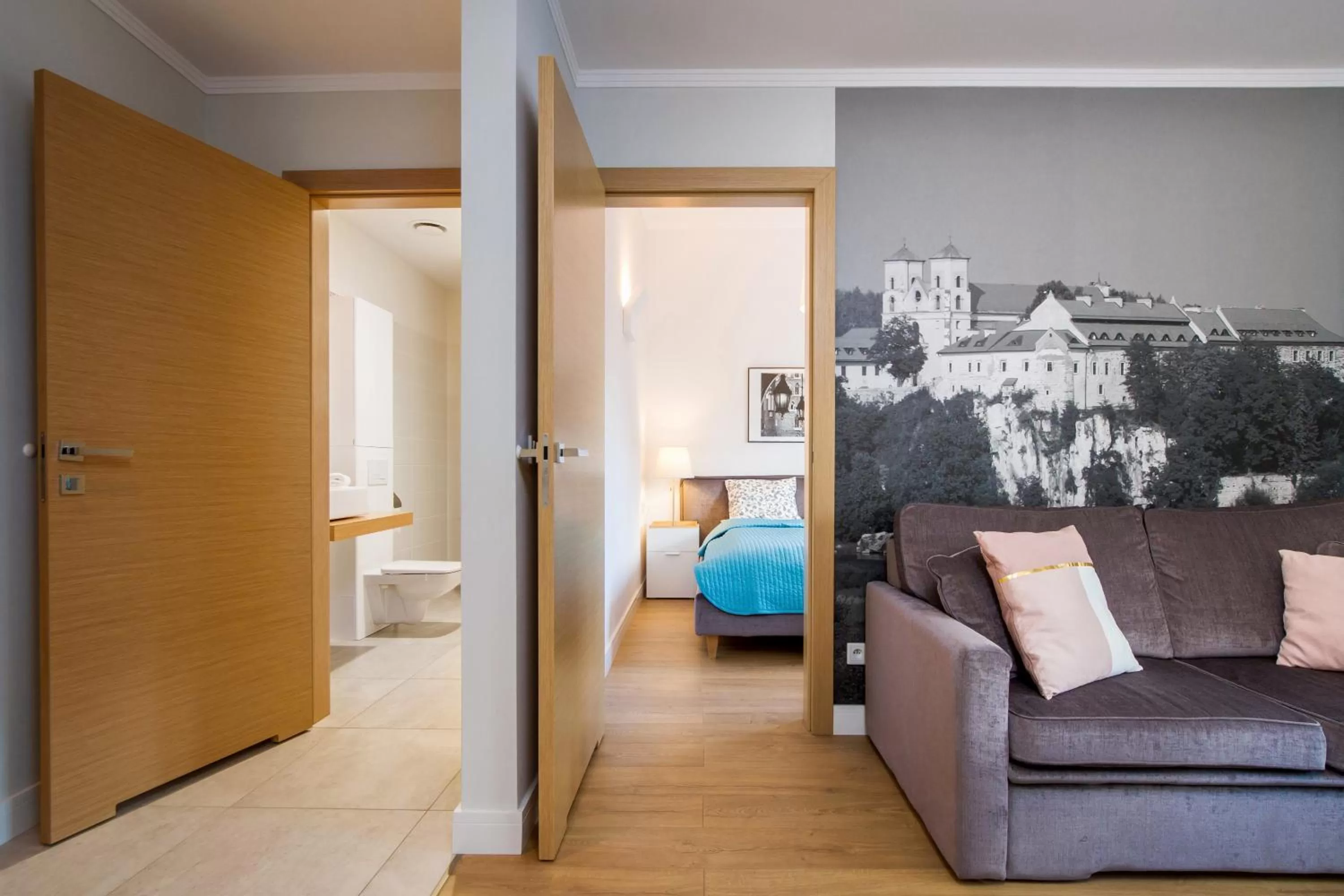 Toilet in Riverside Aparthotel Cracow