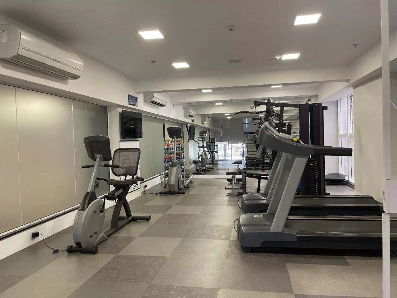 Fitness centre/facilities in Transamerica Executive Maringá