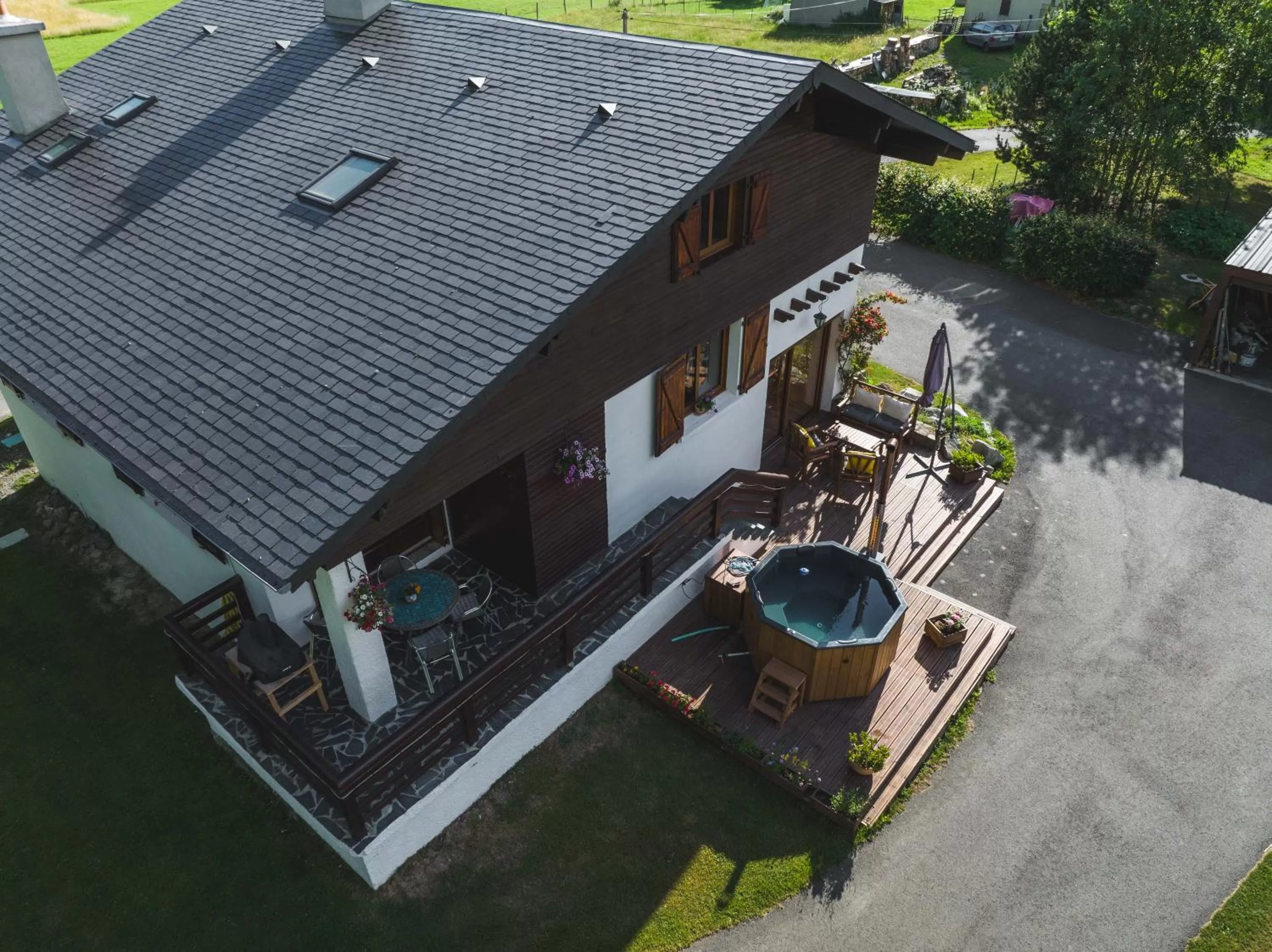 Bird's eye view in Chalet Ouréa