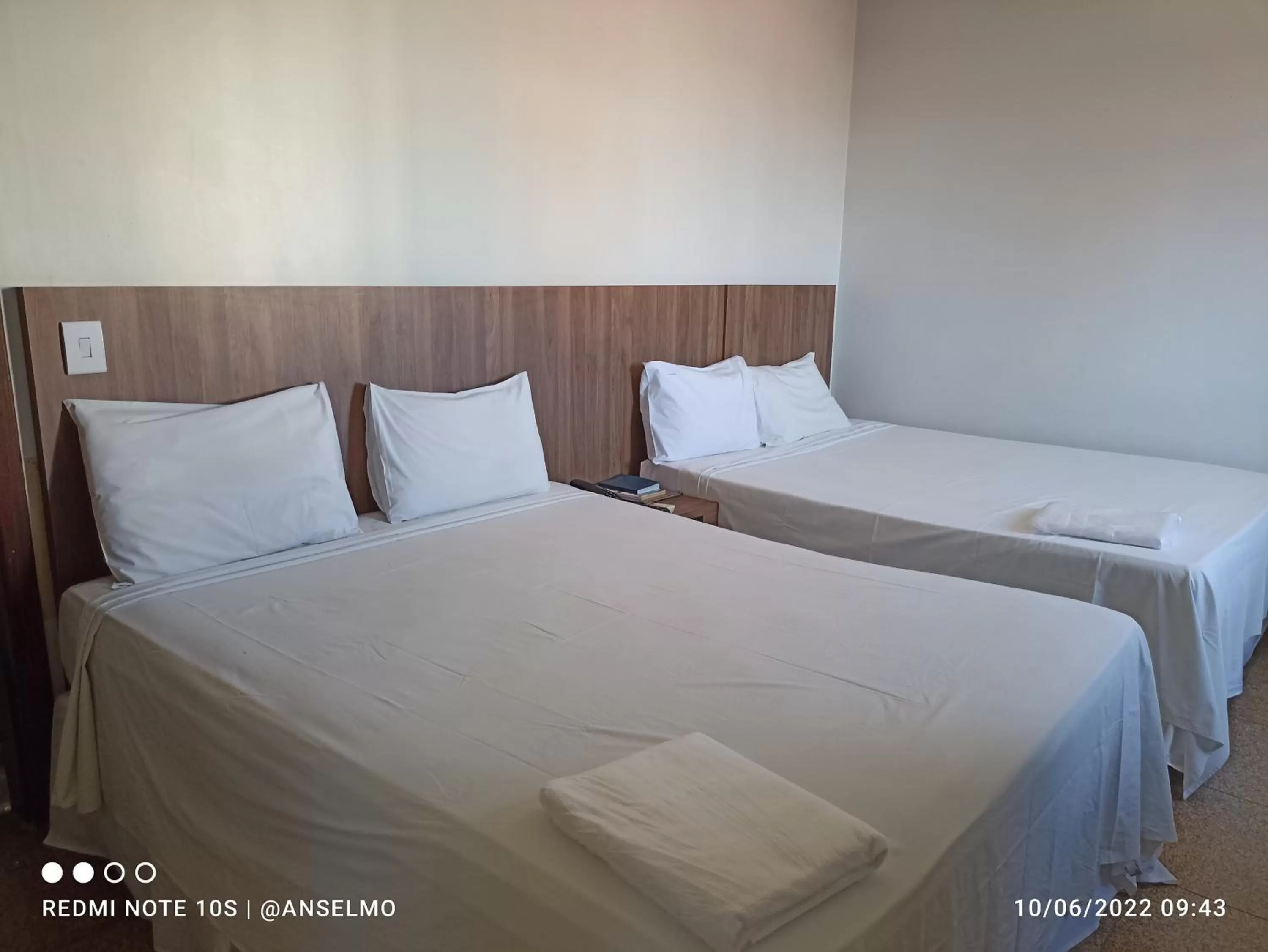 Bed in Hotel Oscar Blue Montes Claros