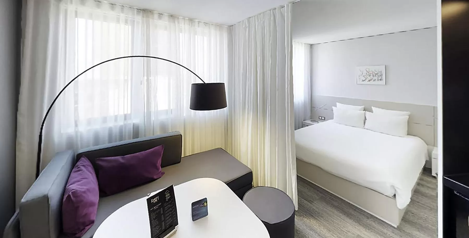 Bedroom, Bed in Novotel Suites Luxembourg
