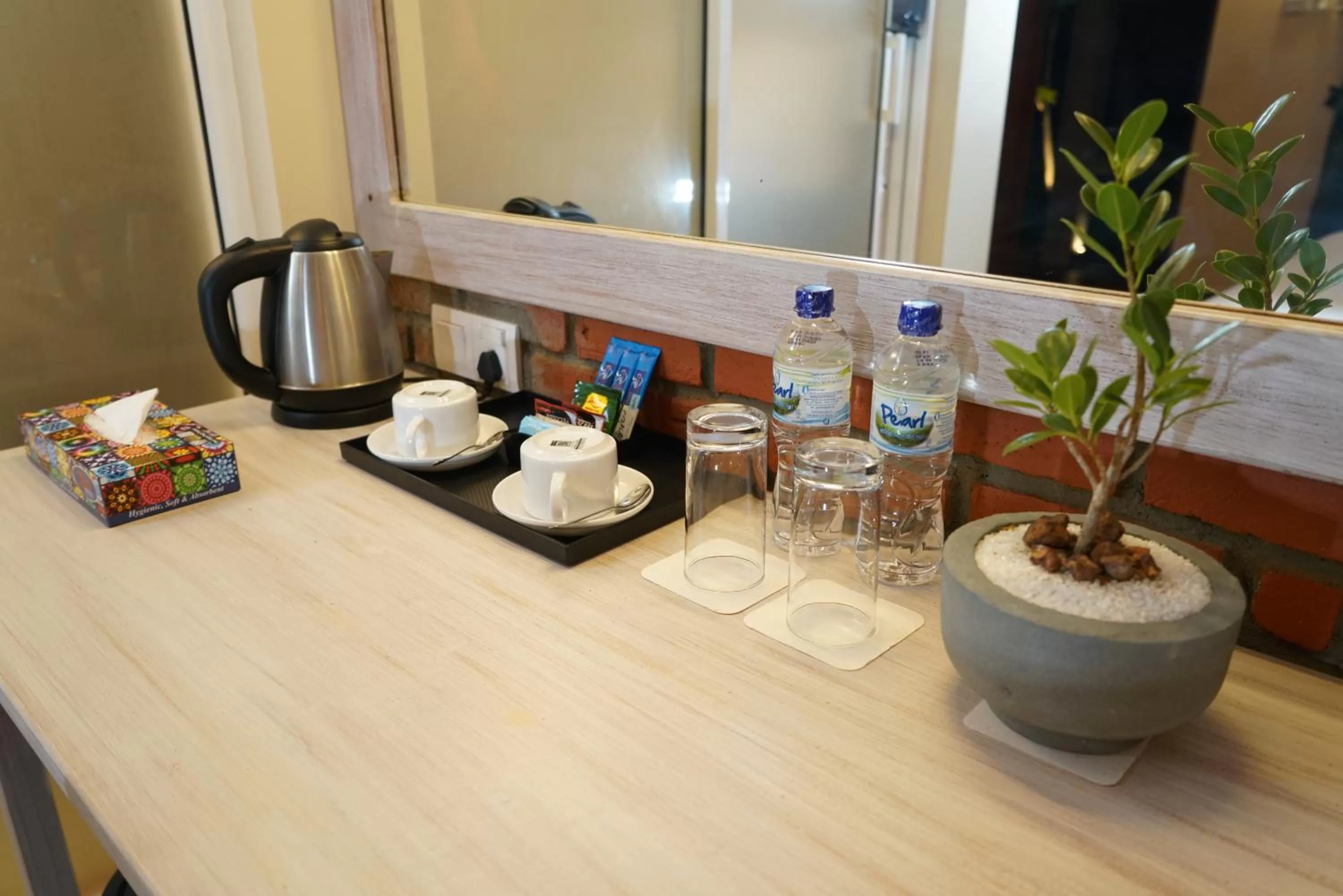 Coffee/tea facilities in Olinia Airport Hotel